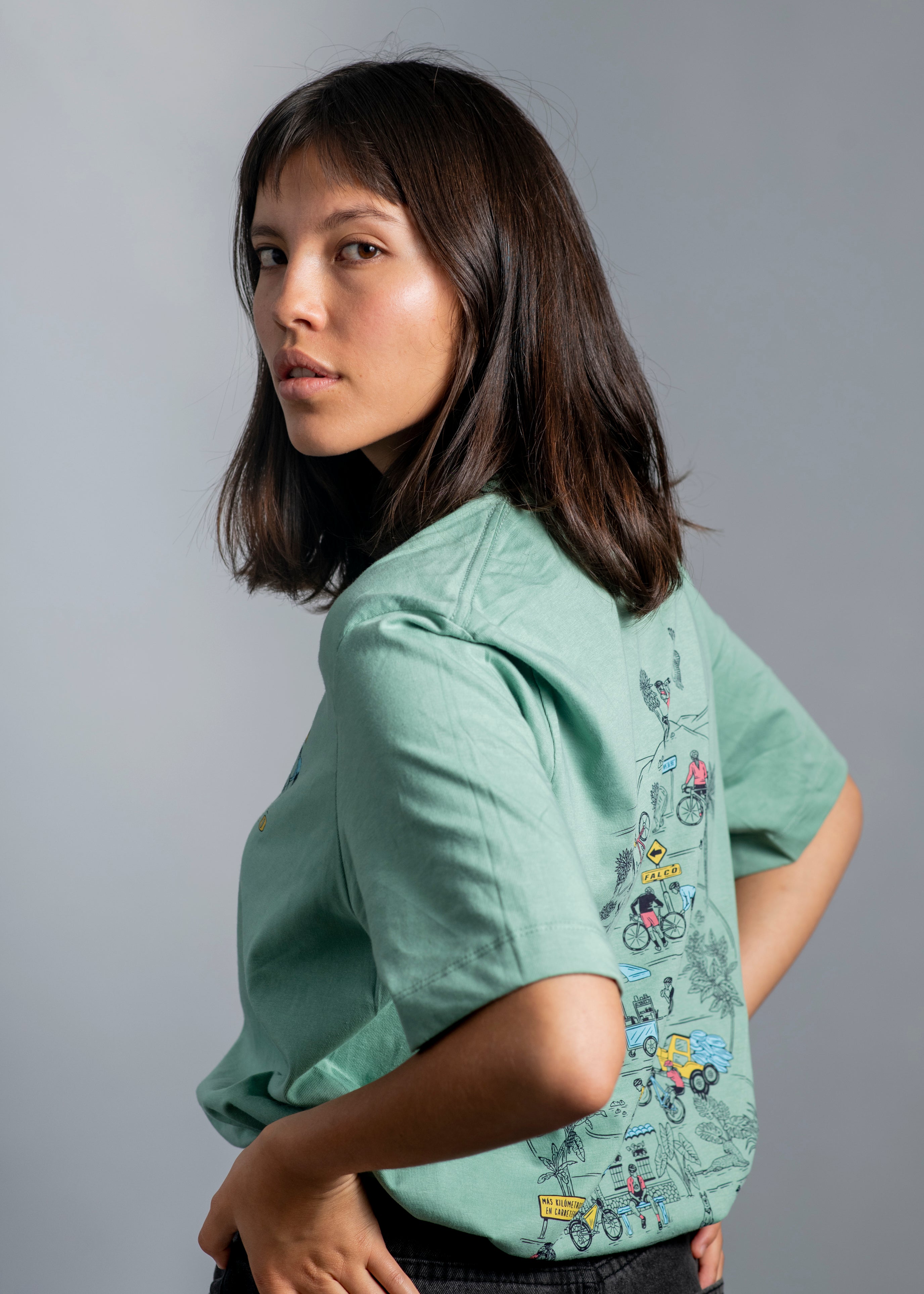 CAMISETA VERDE WOMEN