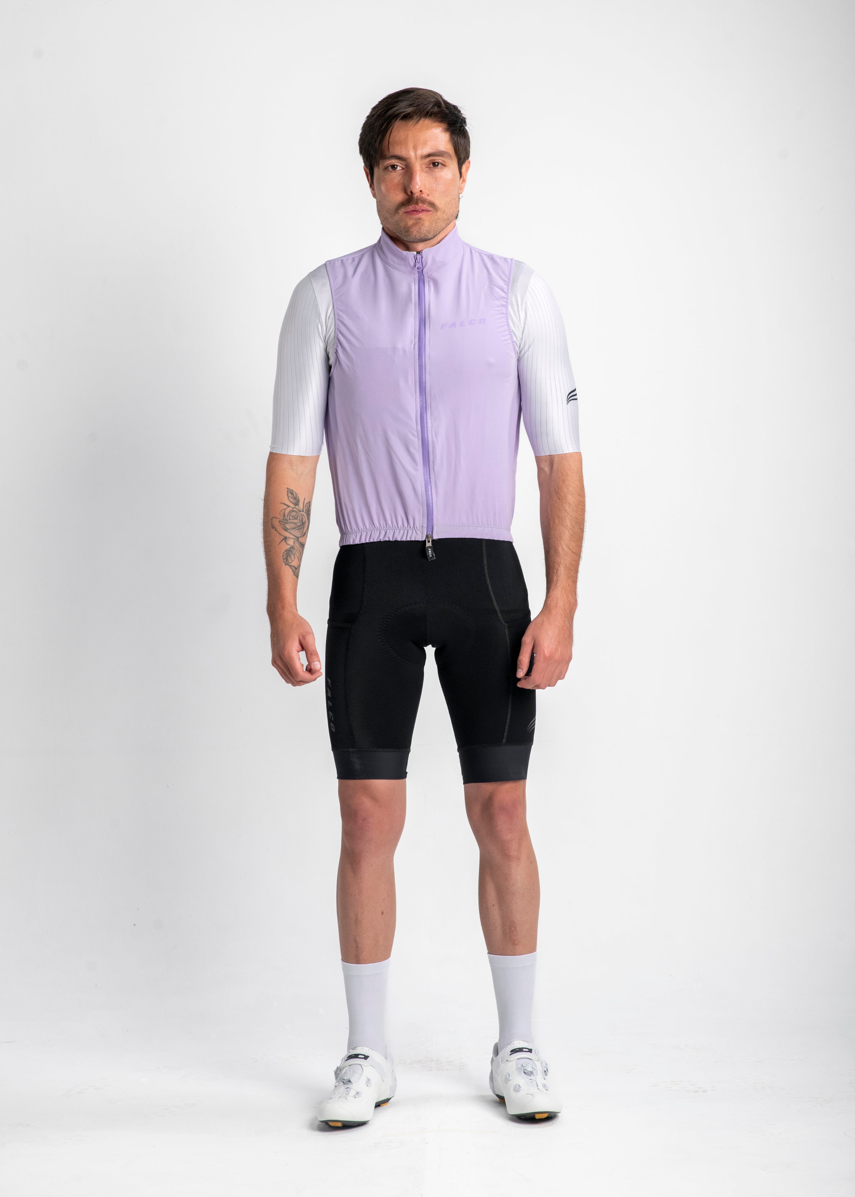 CHALECO CORTAVIENTOS IMPERMEABLE LILA