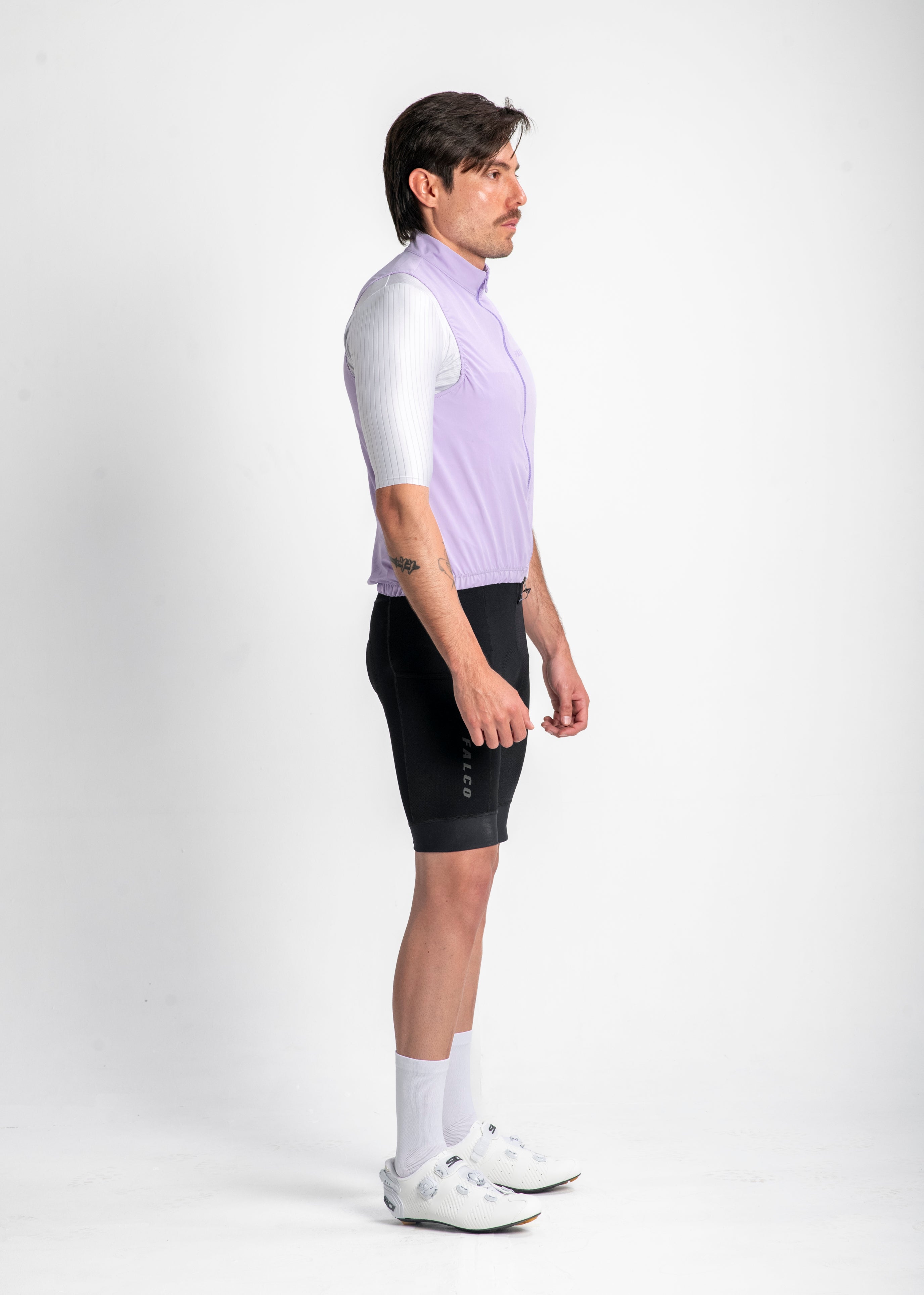 CHALECO CORTAVIENTOS IMPERMEABLE LILA