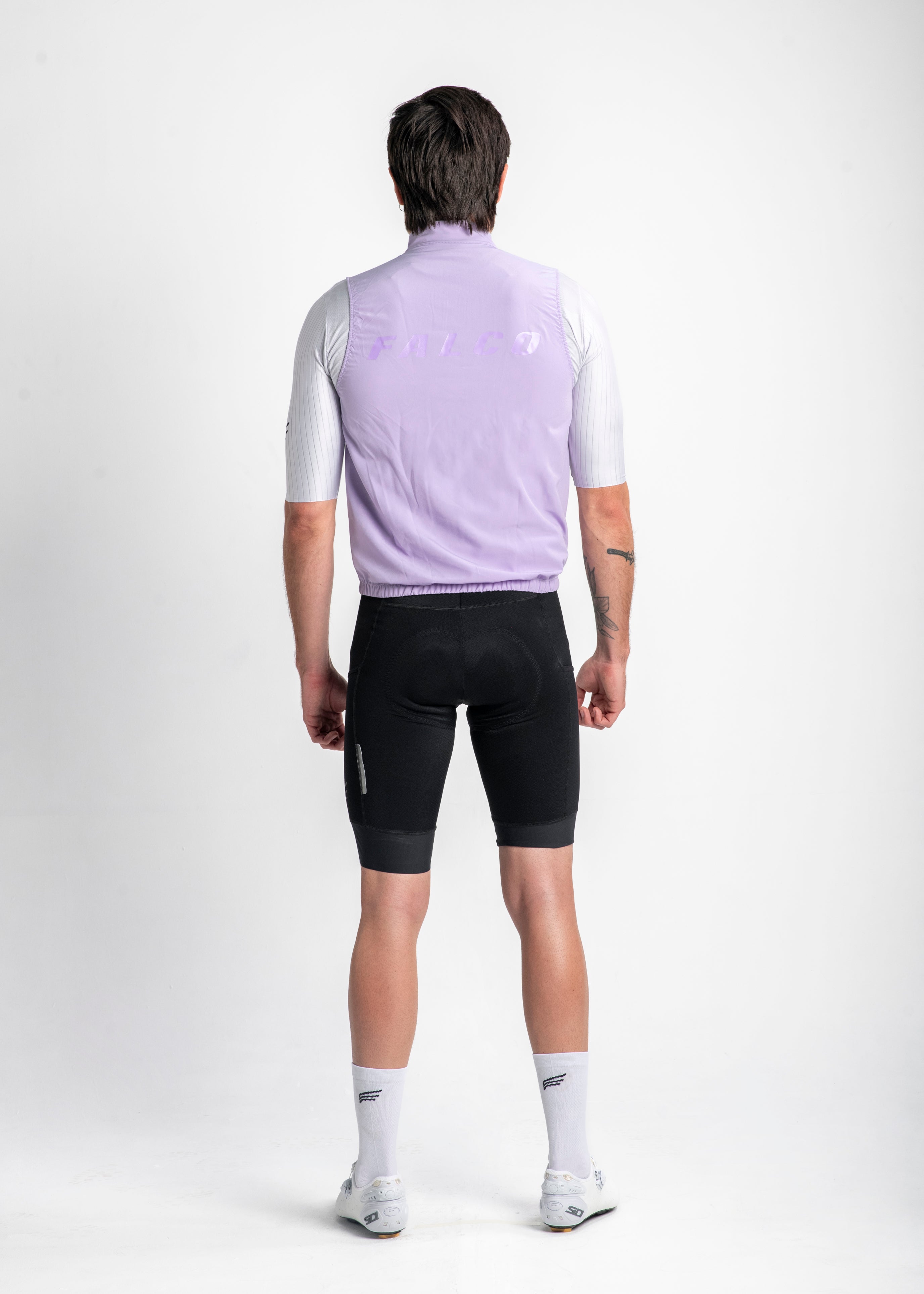 CHALECO CORTAVIENTOS IMPERMEABLE LILA