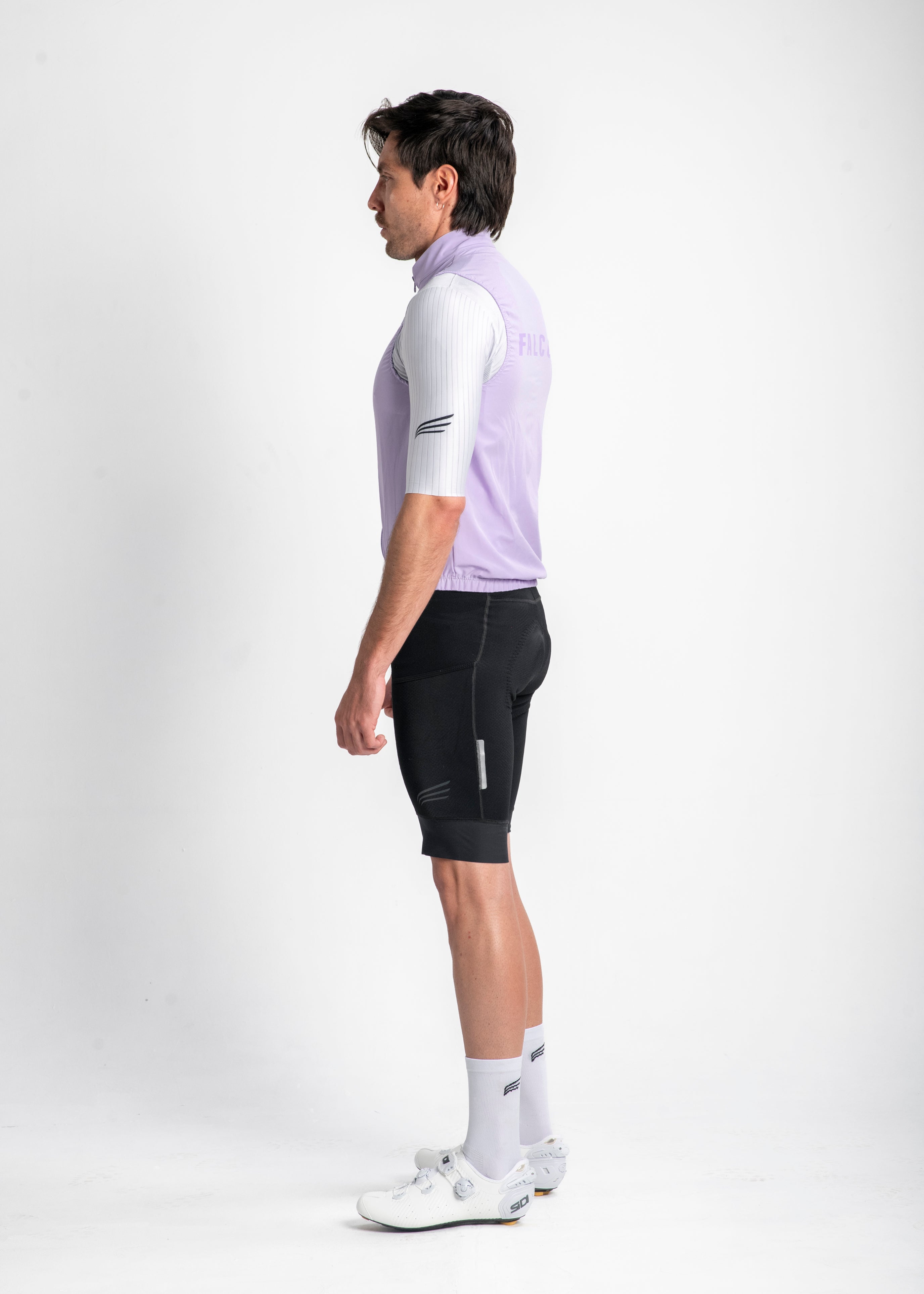 CHALECO CORTAVIENTOS IMPERMEABLE LILA