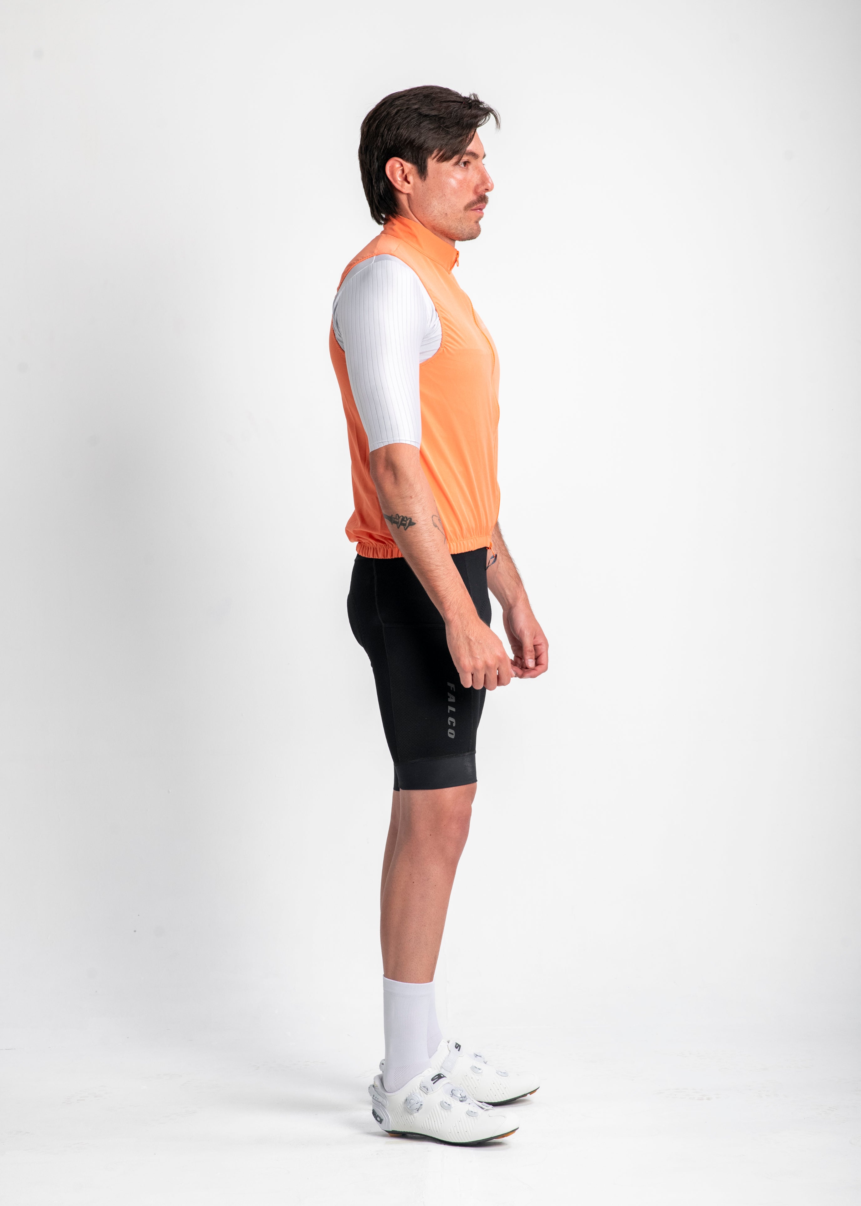 CHALECO CORTAVIENTOS IMPERMEABLE CORAL