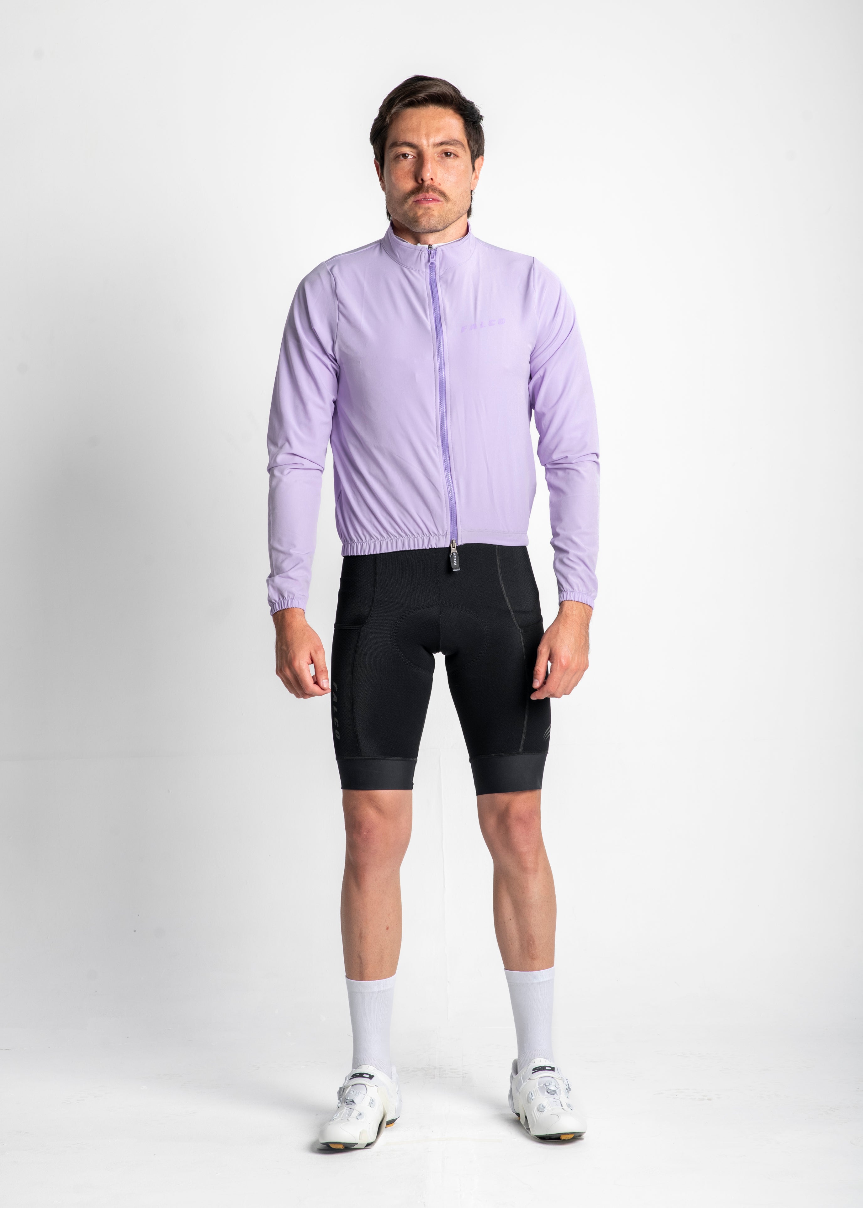 CORTAVIENTOS IMPERMEABLE LILA