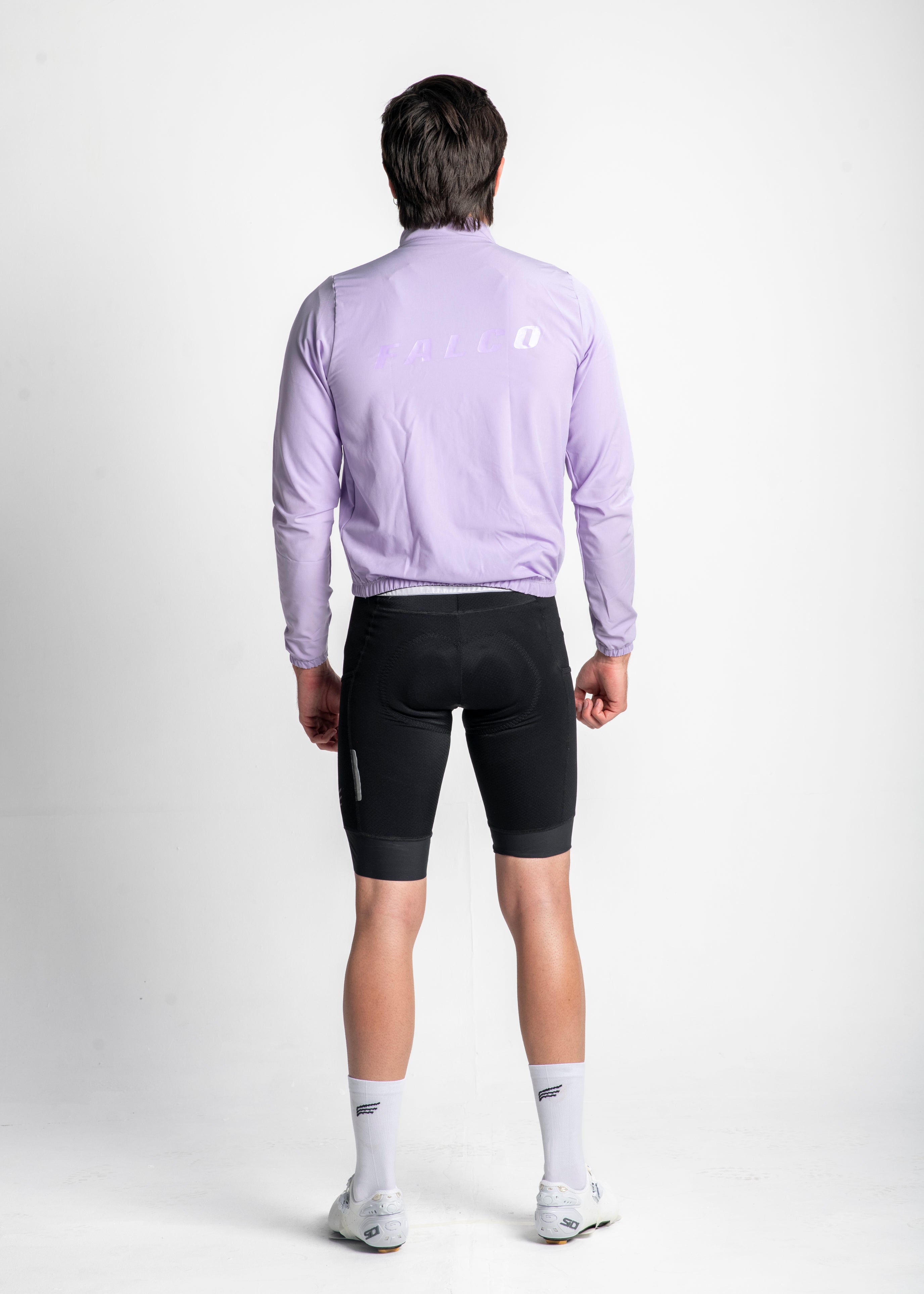 CORTAVIENTOS IMPERMEABLE LILA