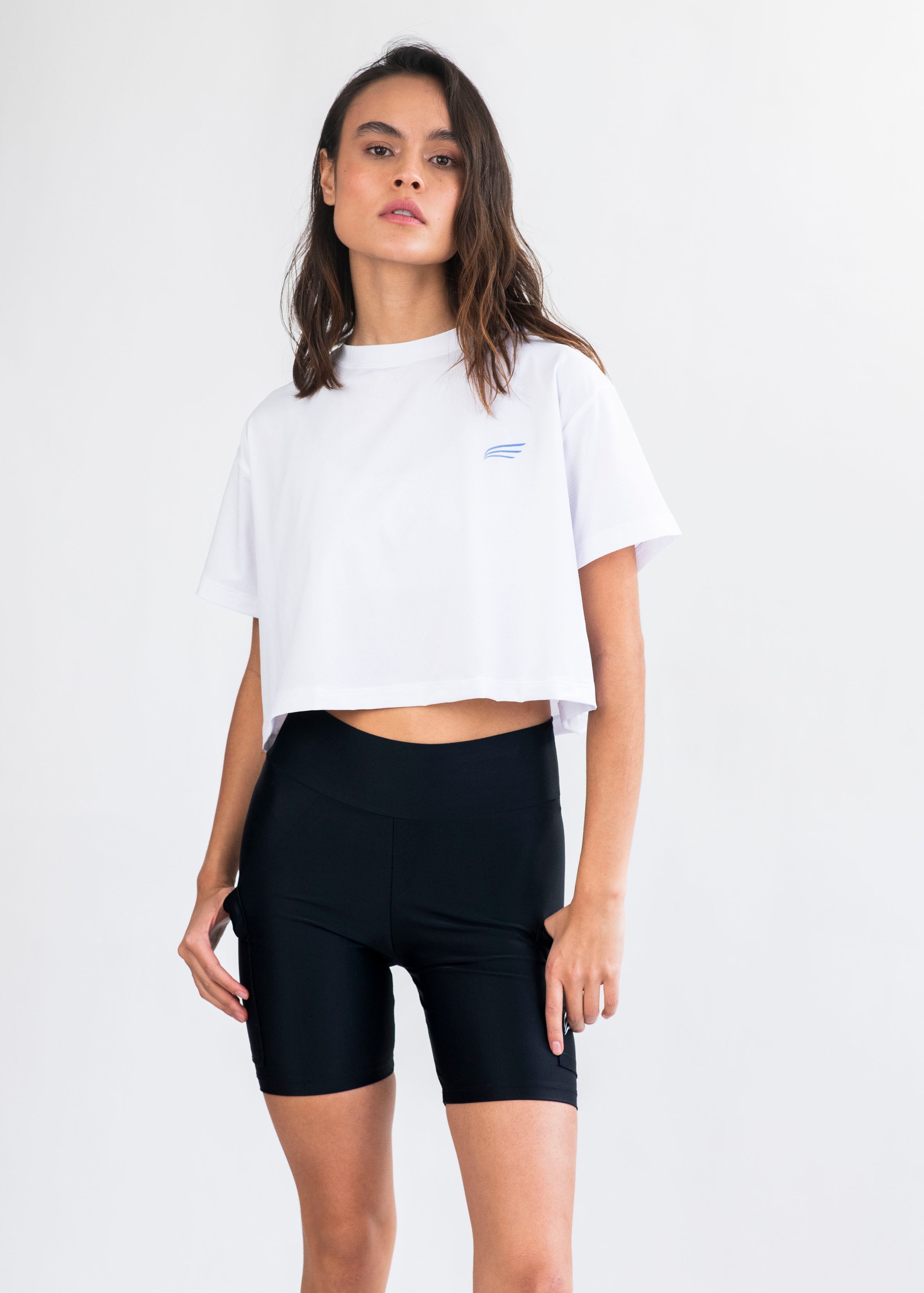 Camiseta Crop top Find your pace