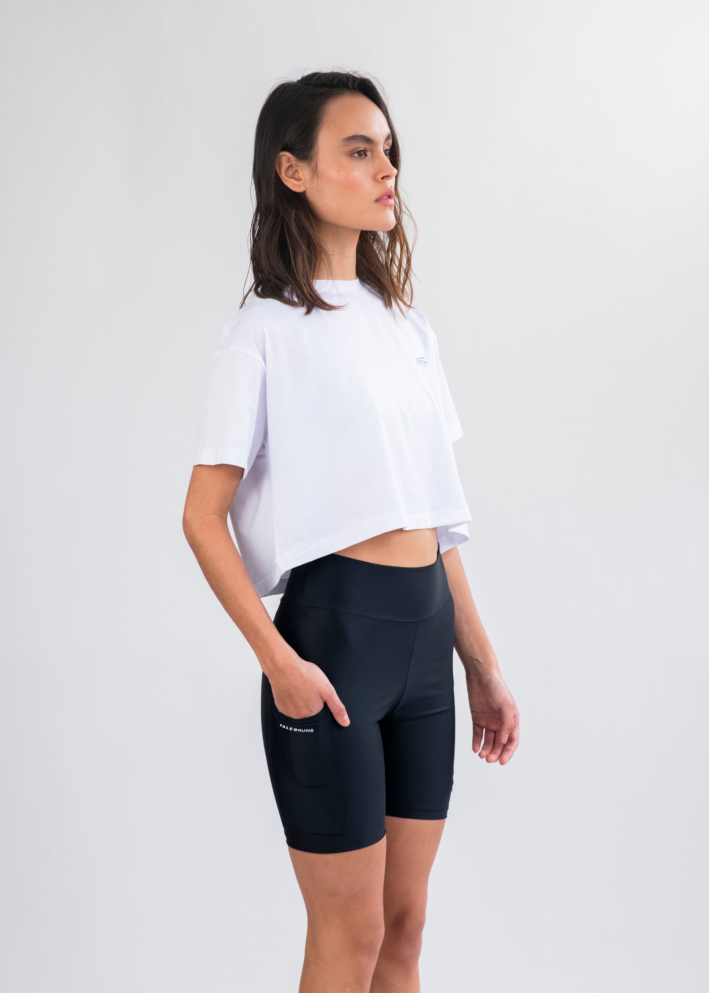 Camiseta Crop top Find your pace