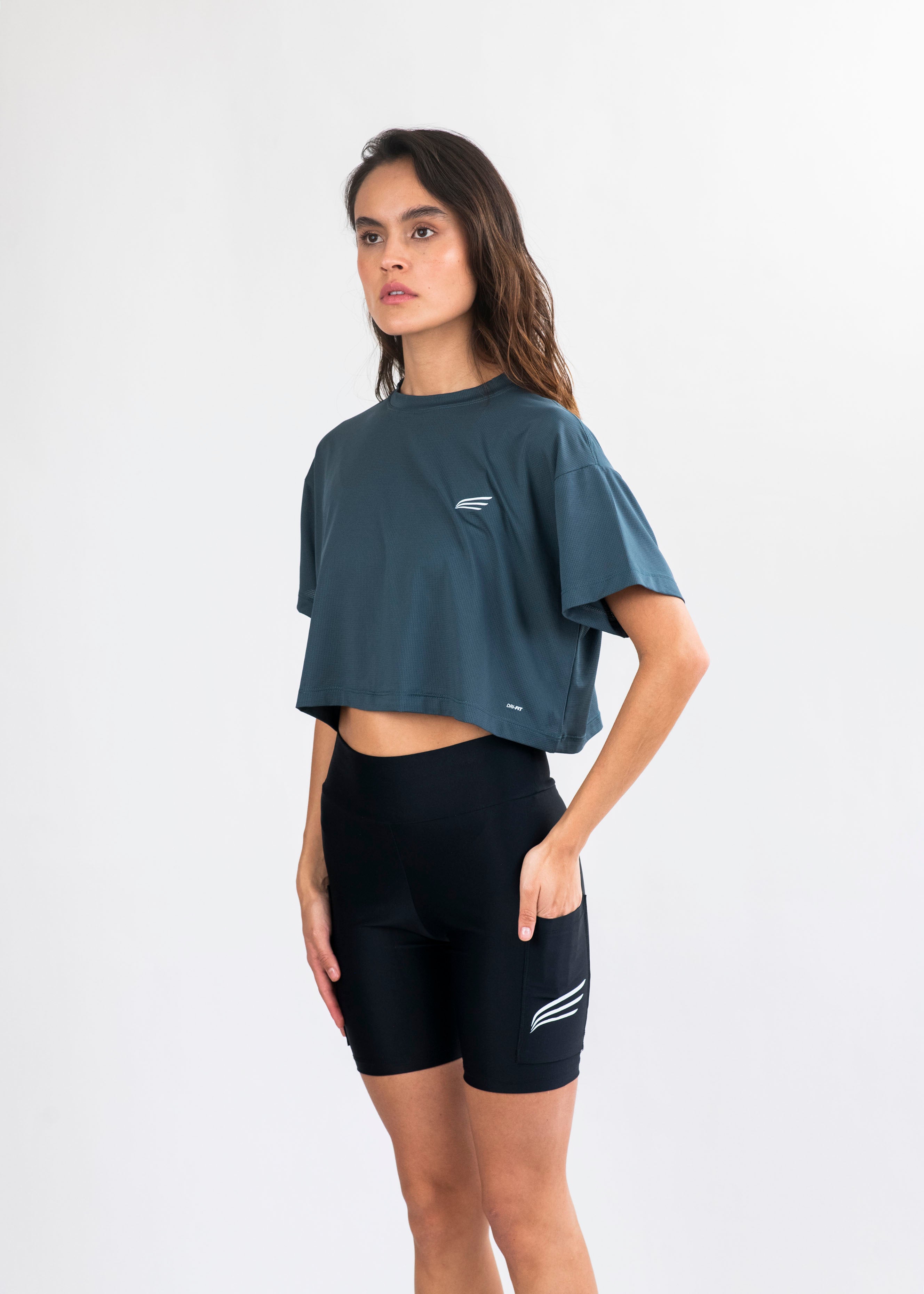 Camiseta Crop top your race your pace
