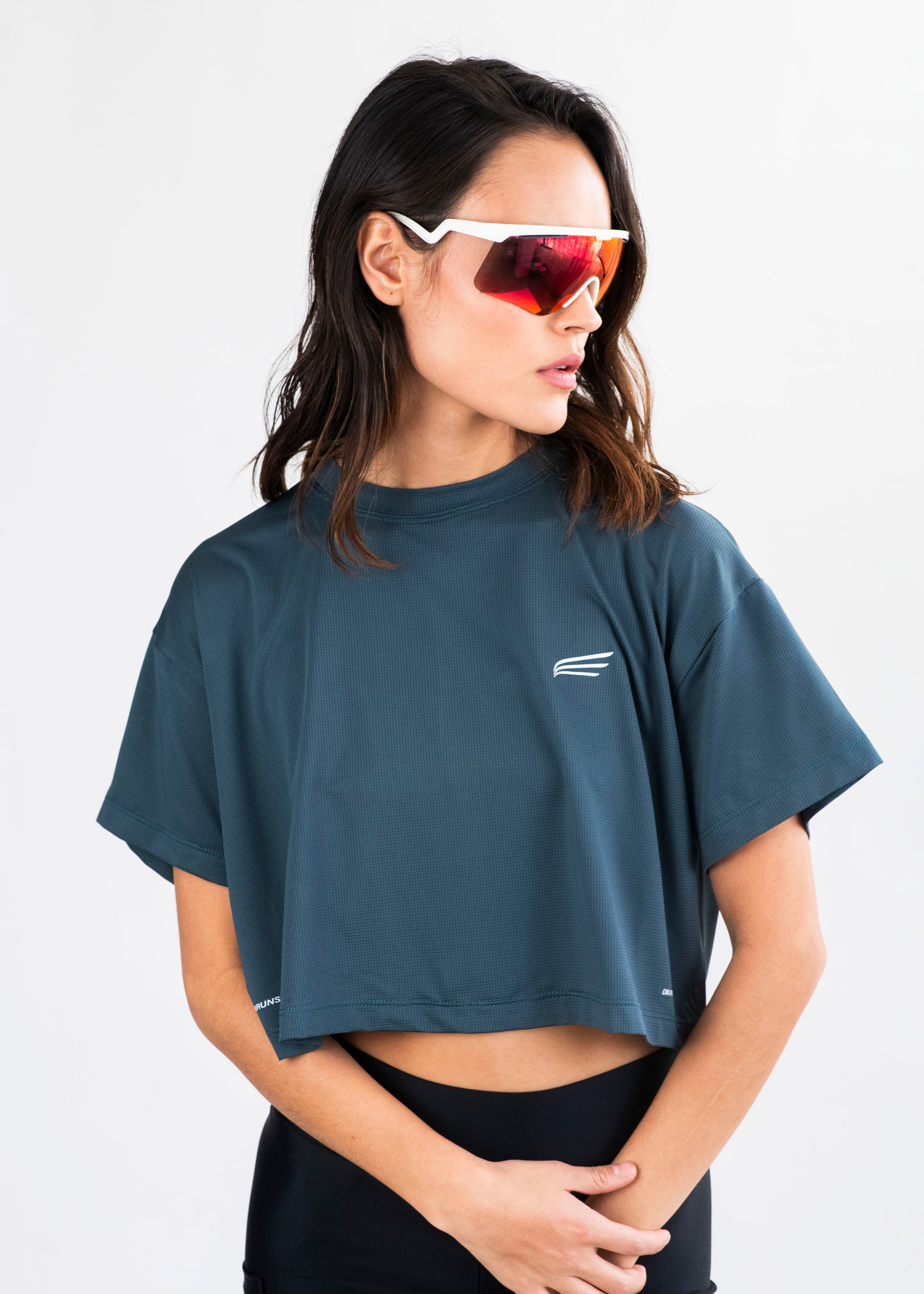 Camiseta Crop top your race your pace
