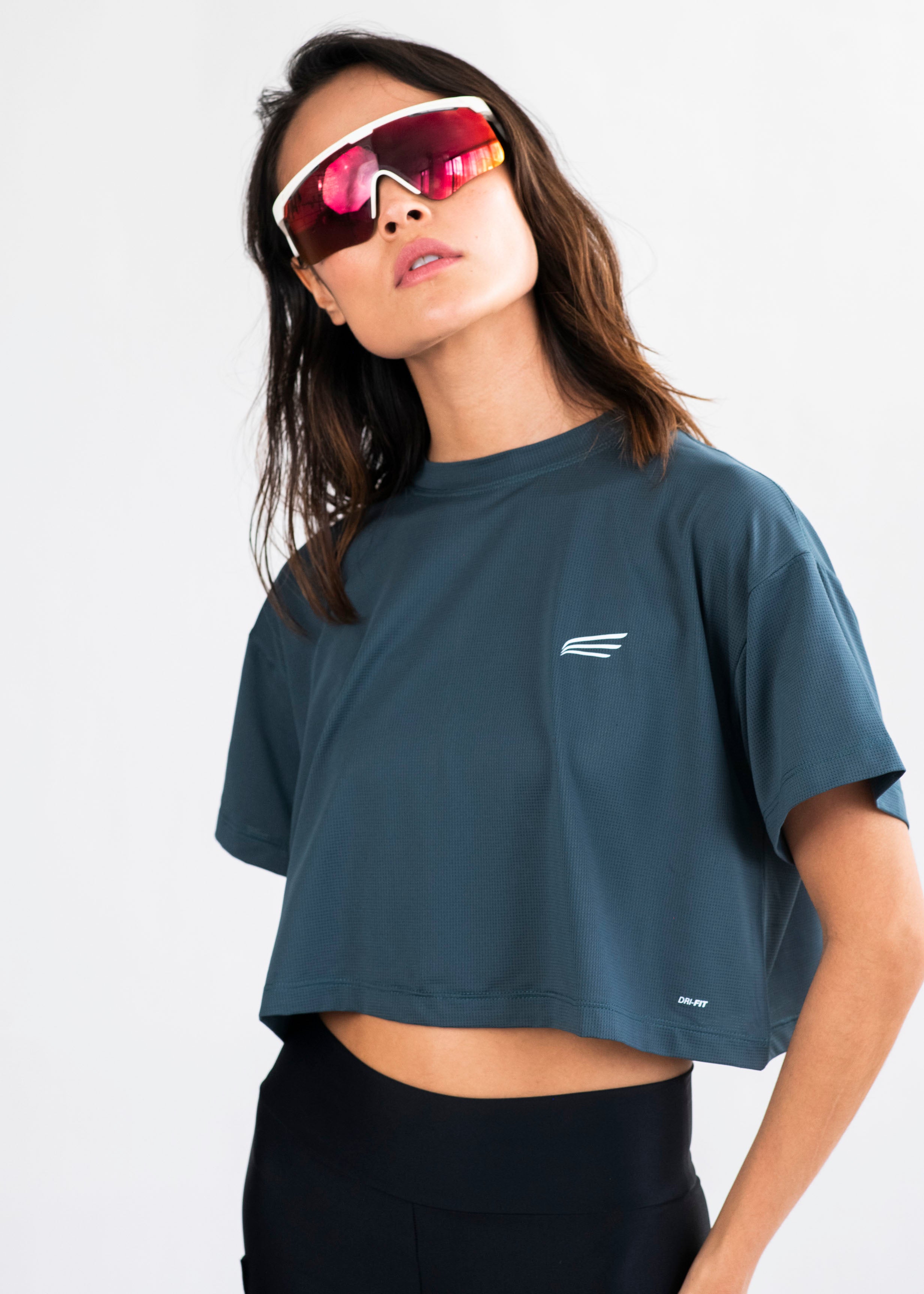 Camiseta Crop top your race your pace