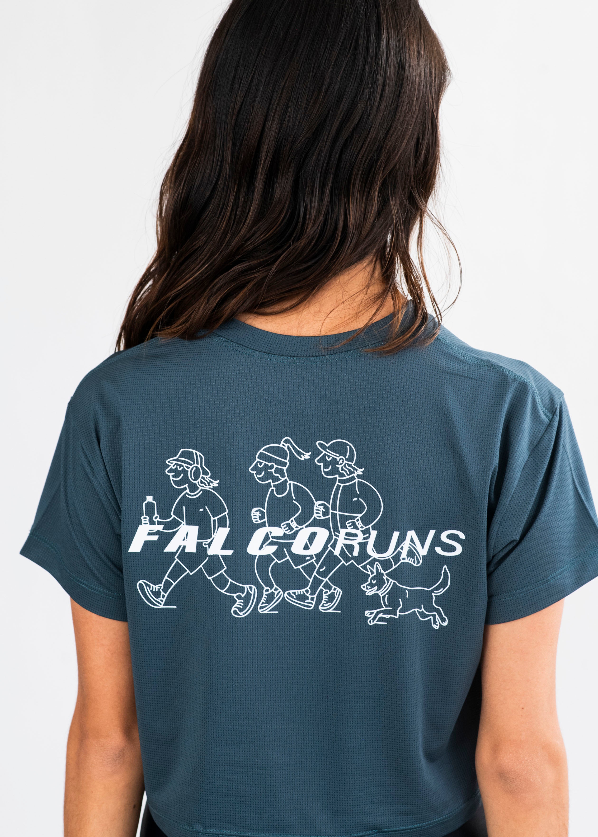 Camiseta Crop top Falco runs