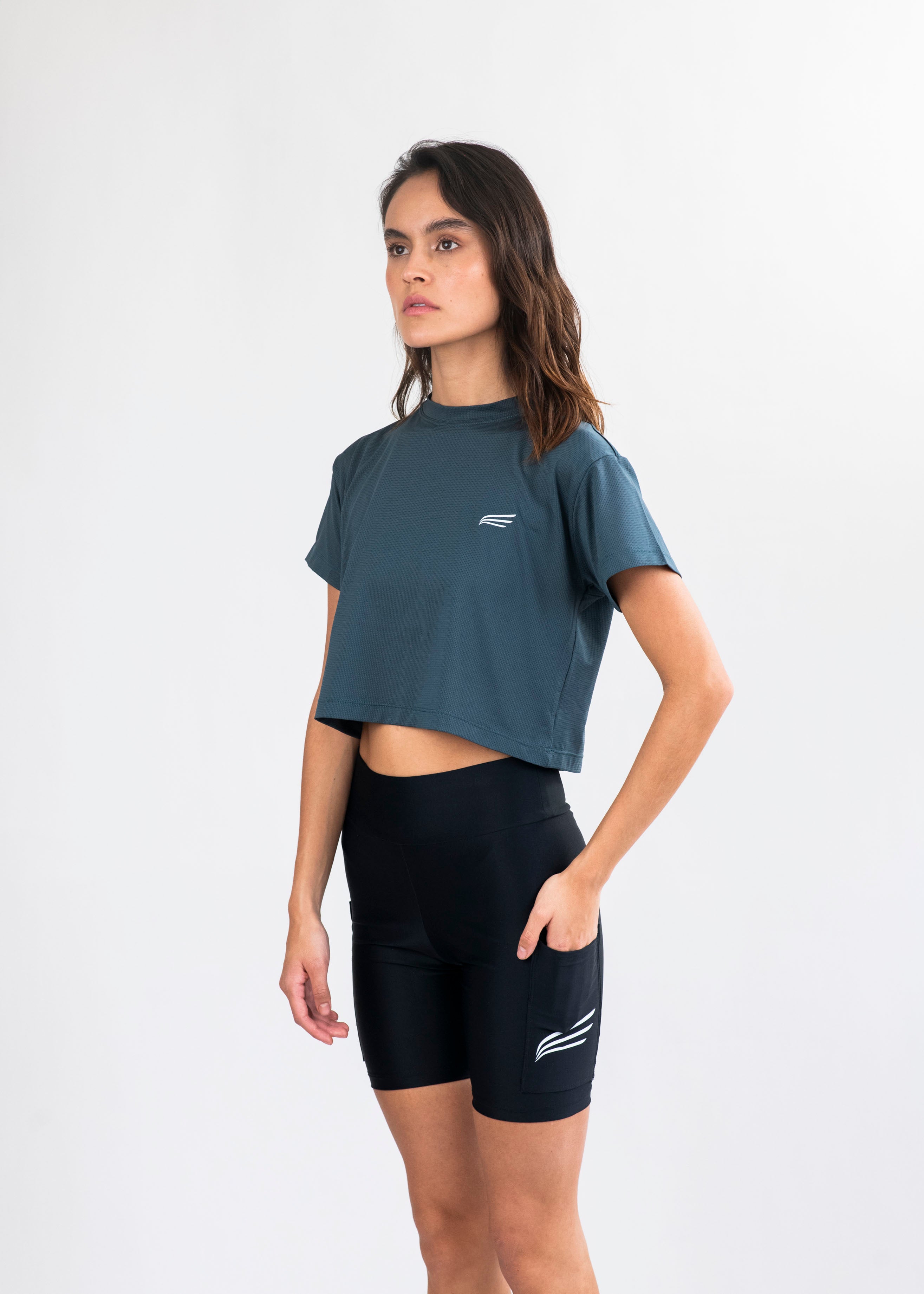 Camiseta Crop top Falco runs