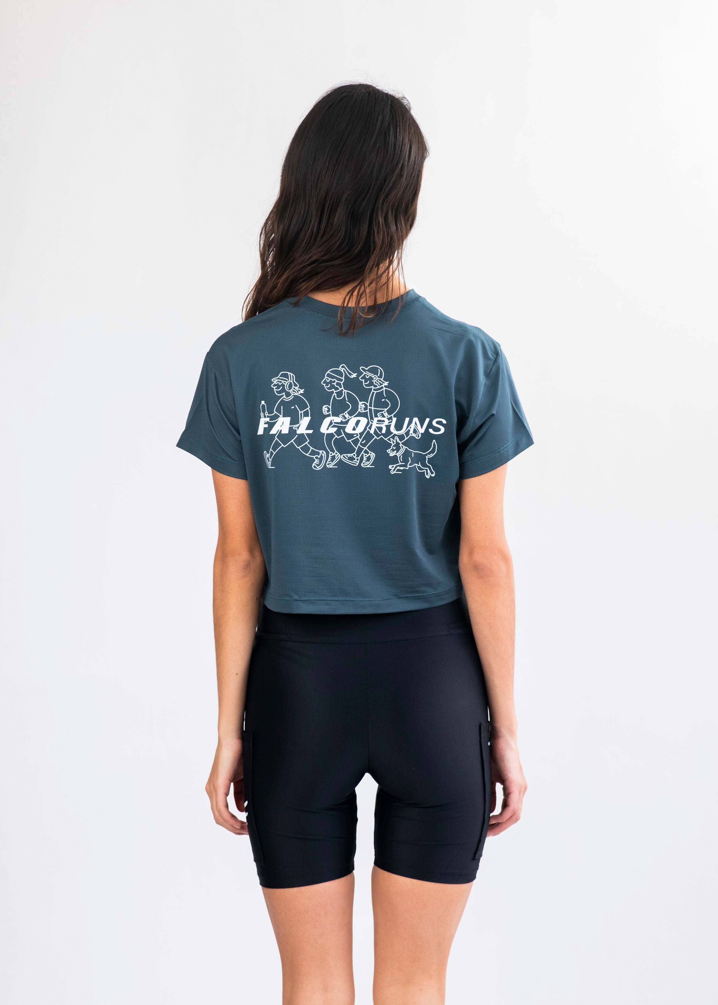 Camiseta Crop top Falco runs