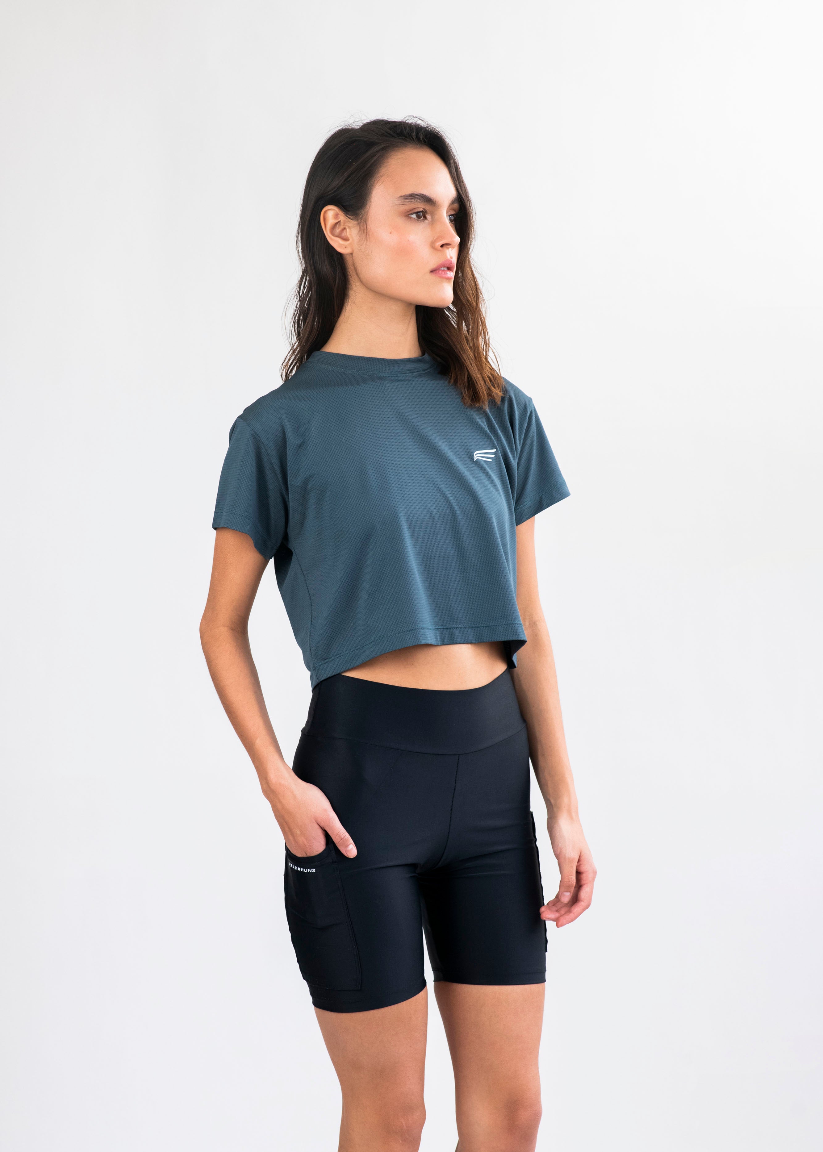 Camiseta Crop top Falco runs