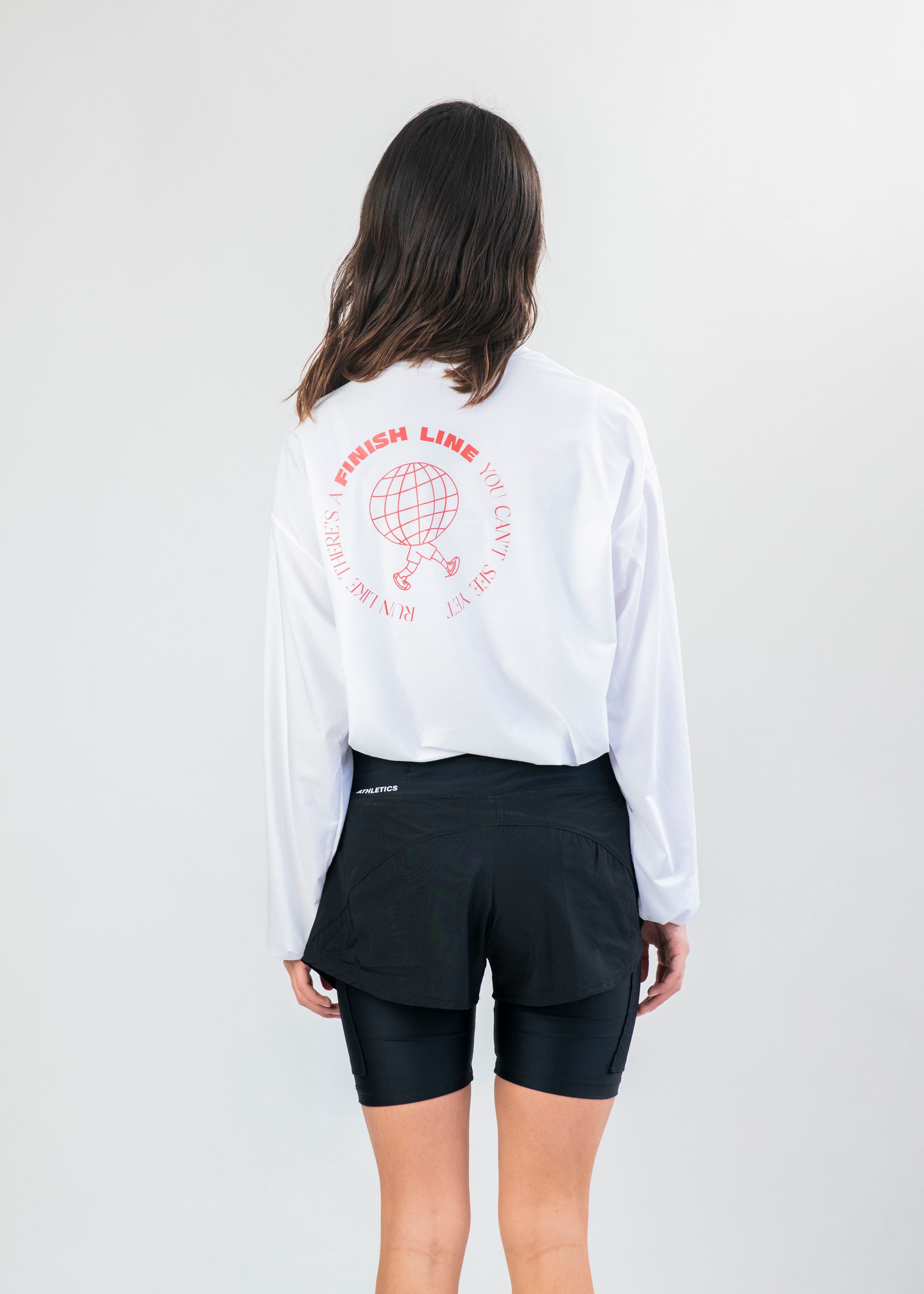 Camiseta manga finish line