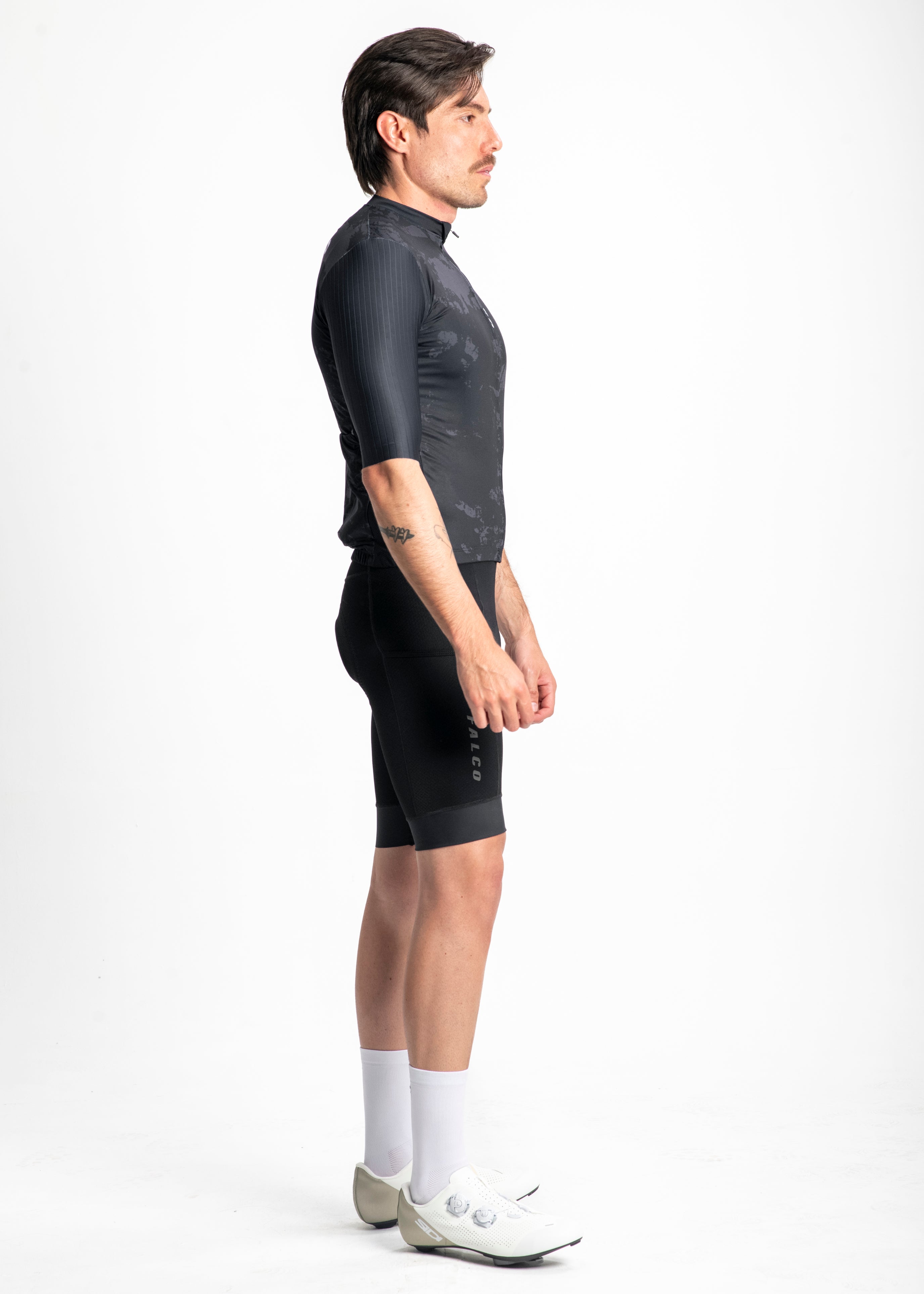 JERSEY MANGA CORTA NEGRO