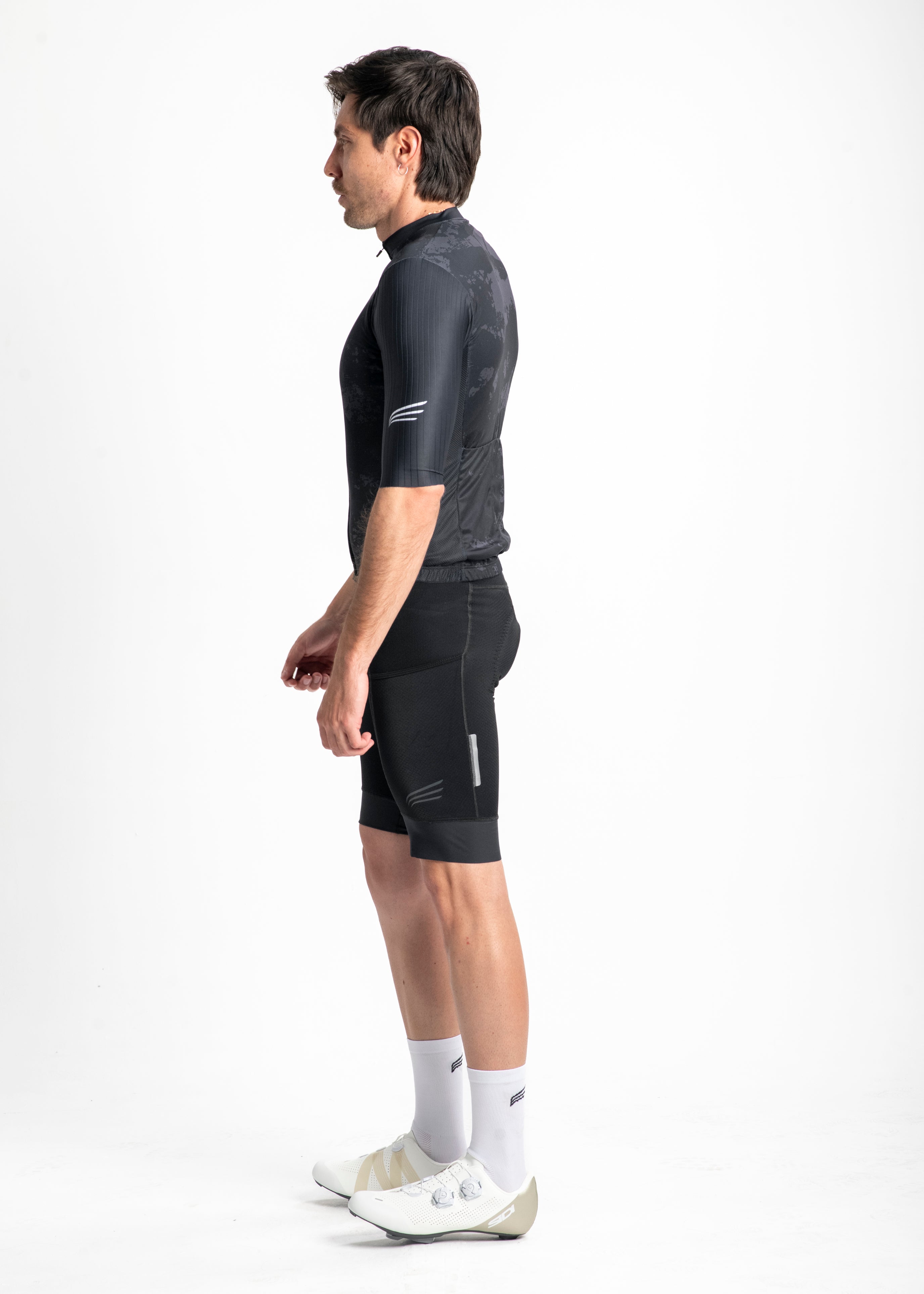 JERSEY MANGA CORTA NEGRO