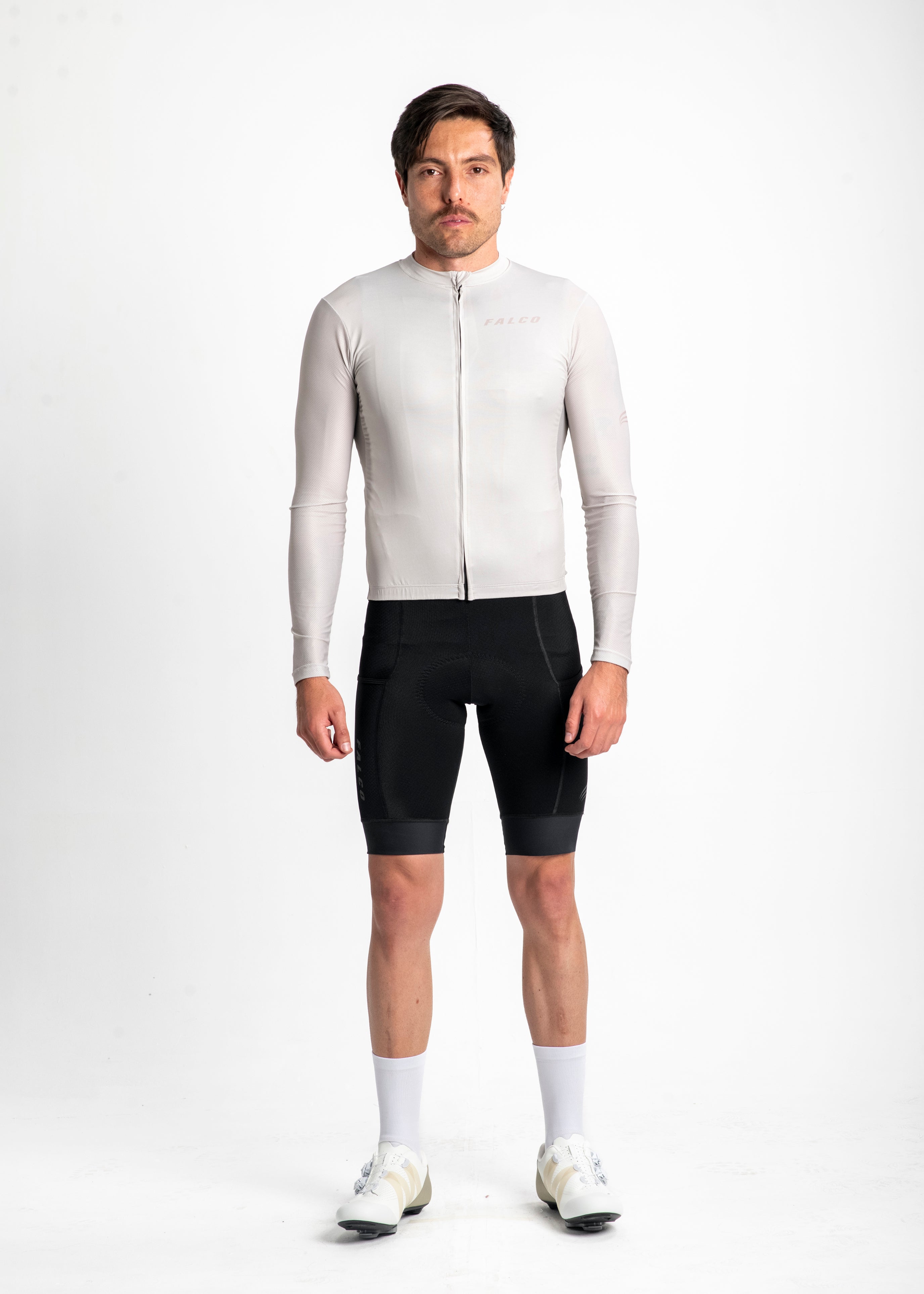 JERSEY MANGA LARGA BEIGE