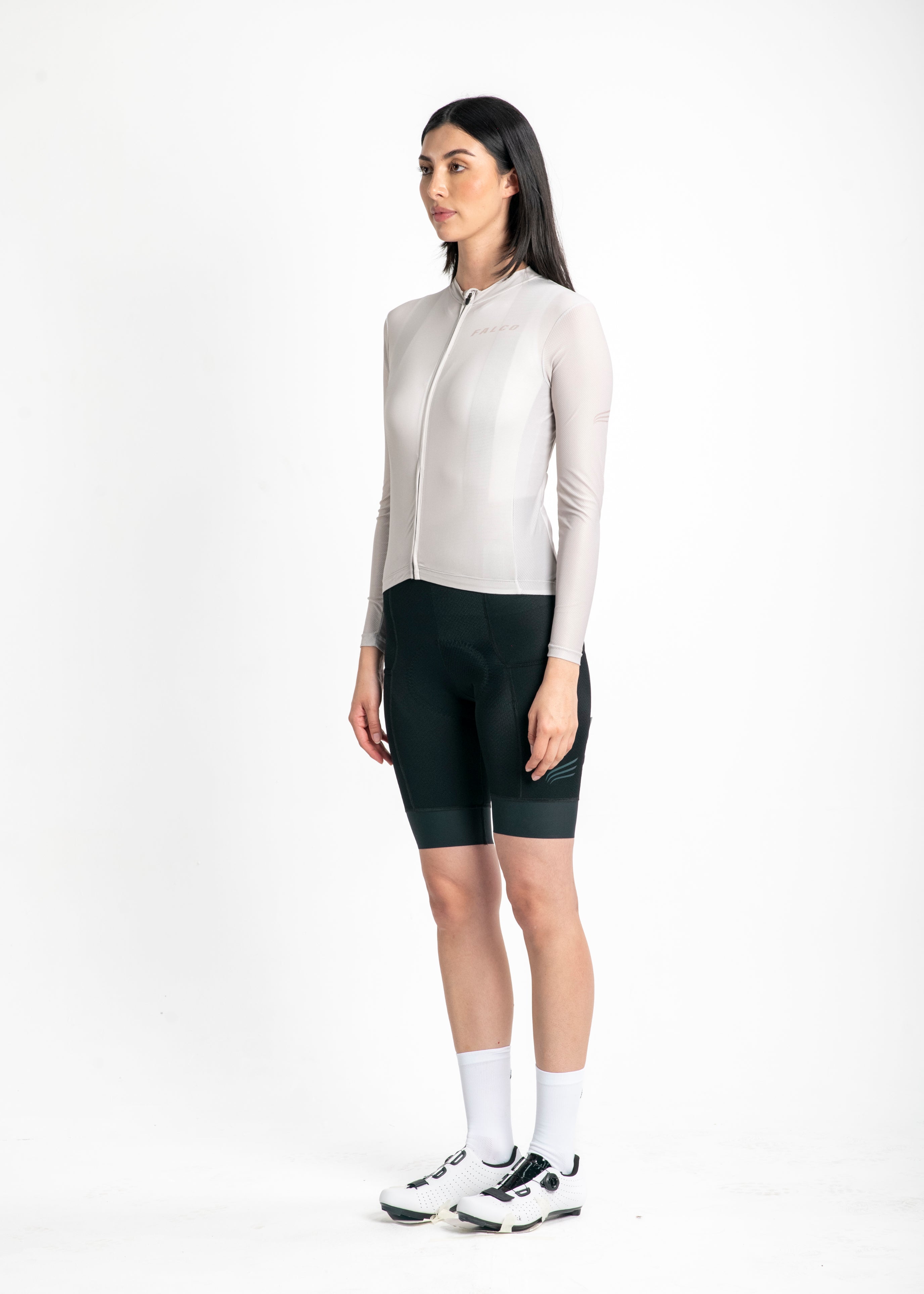 JERSEY MANGA LARGA BEIGE