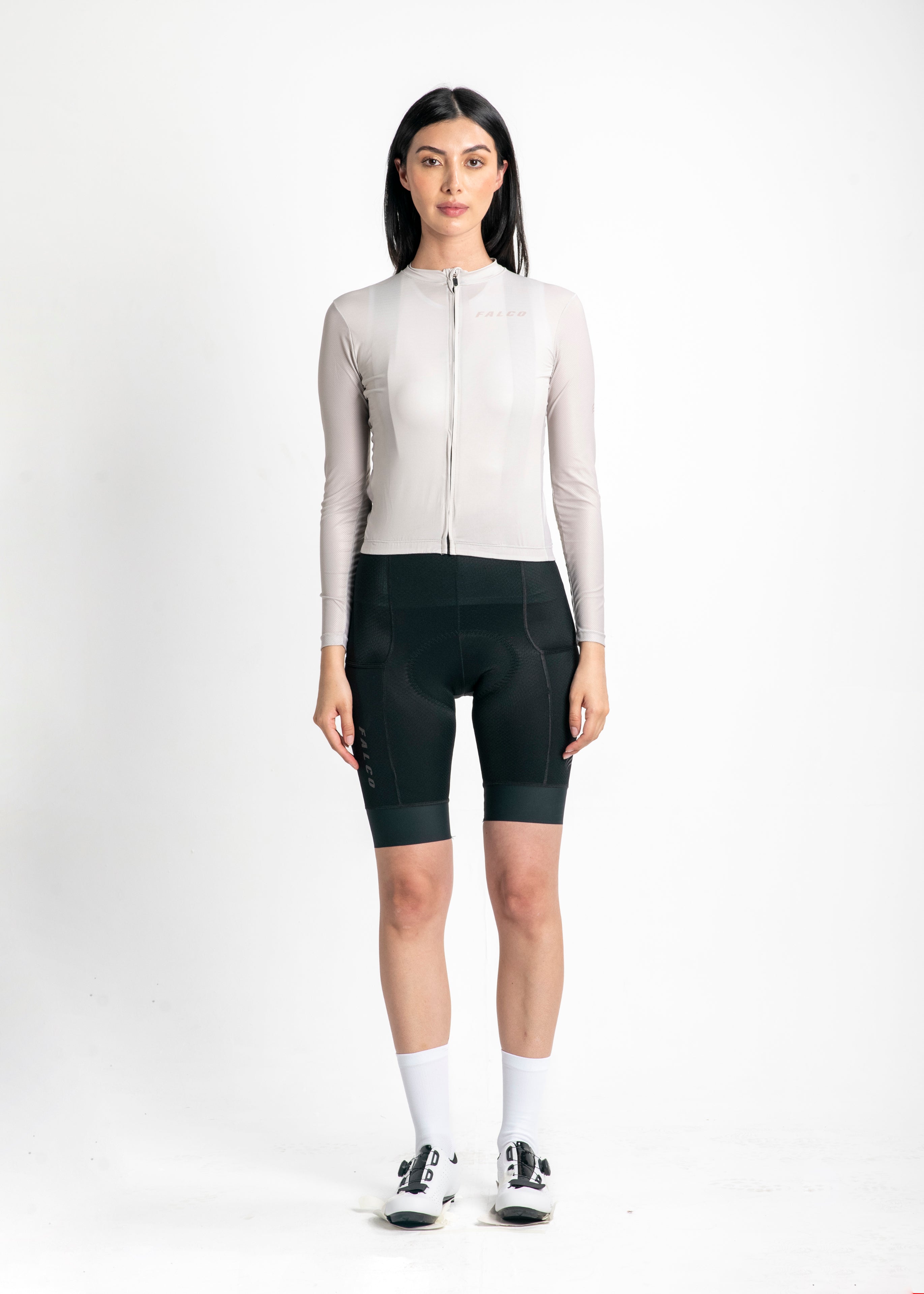 JERSEY MANGA LARGA BEIGE