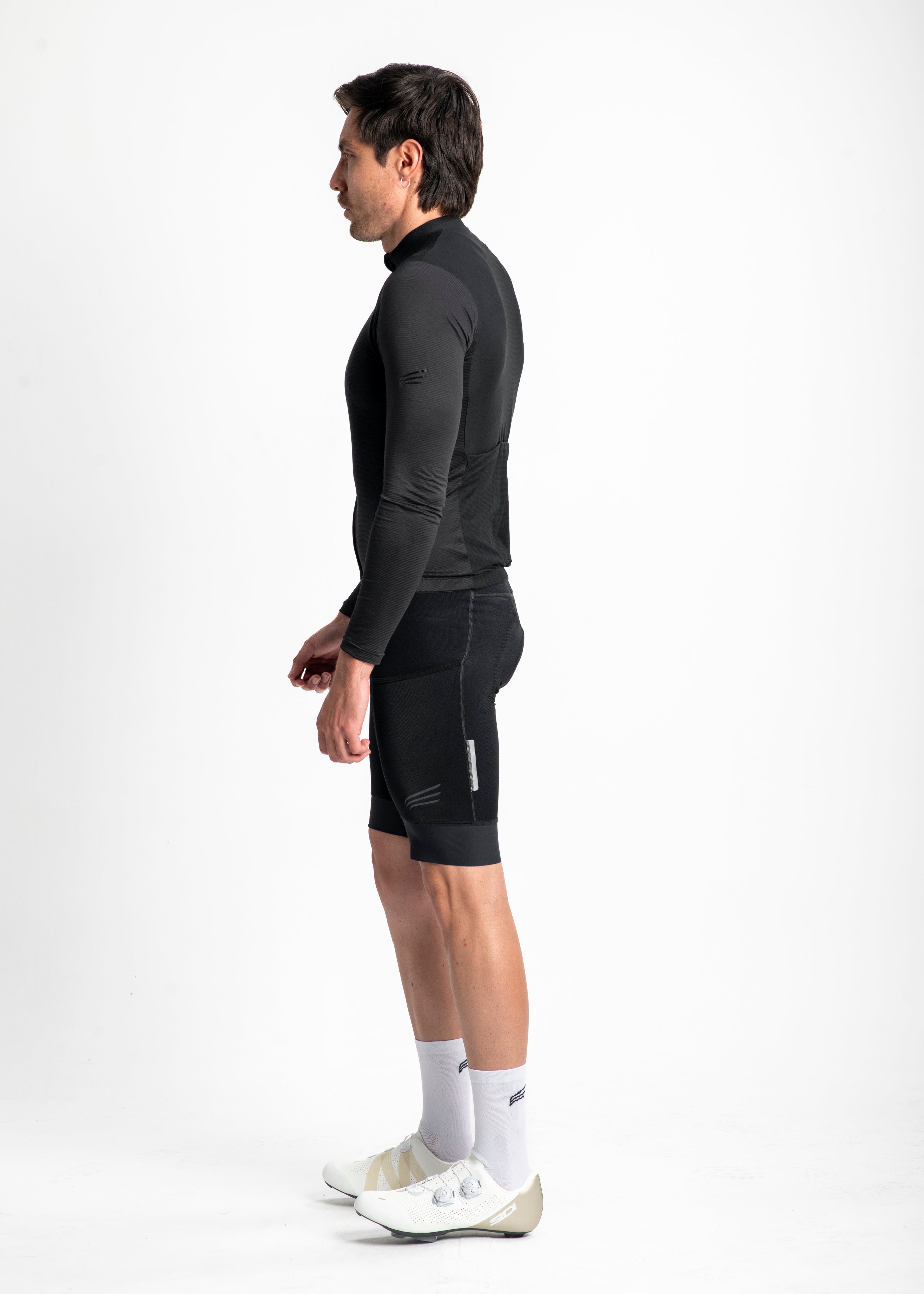 JERSEY MANGA LARGA NEGRO