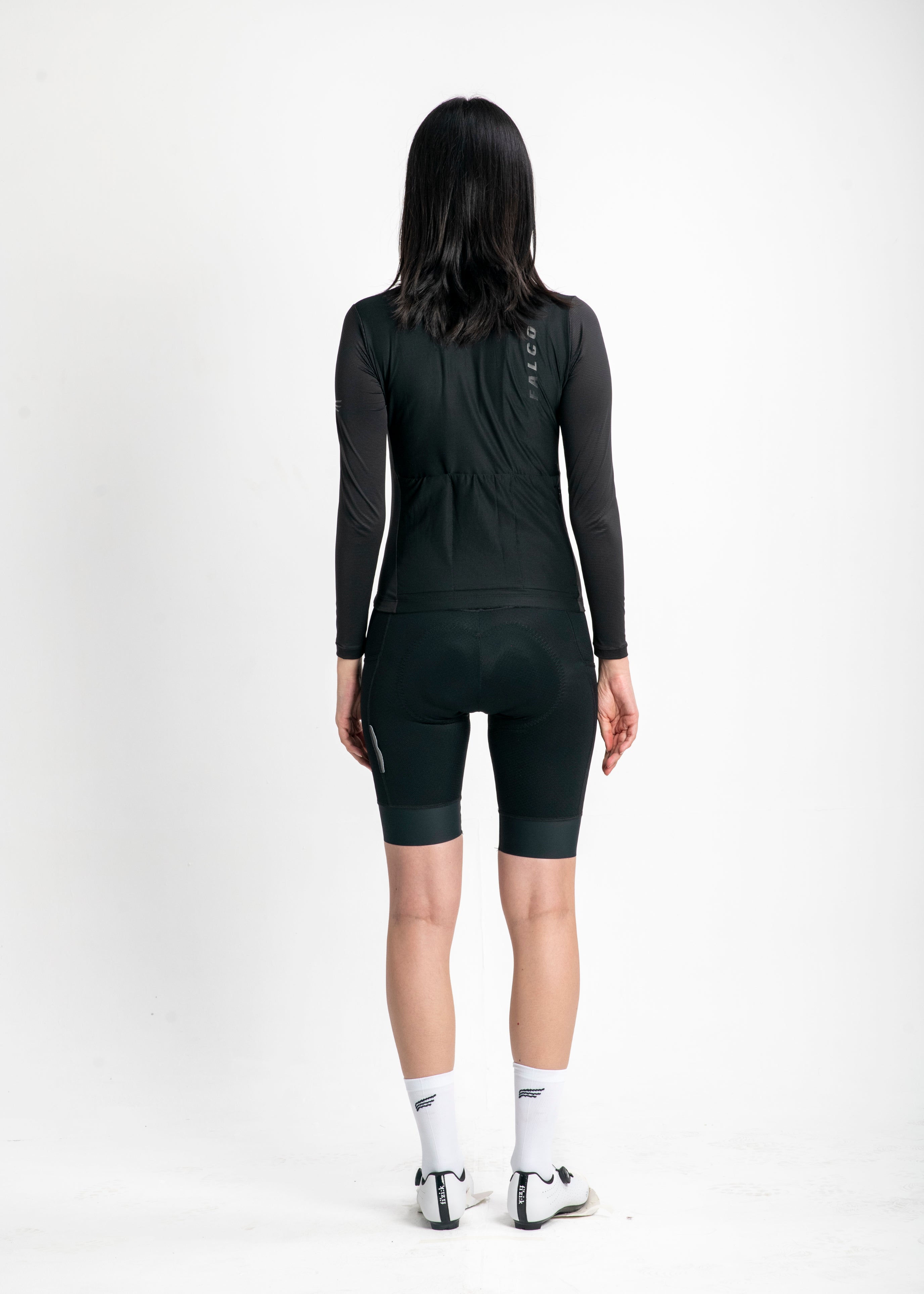 JERSEY MANGA LARGA NEGRO