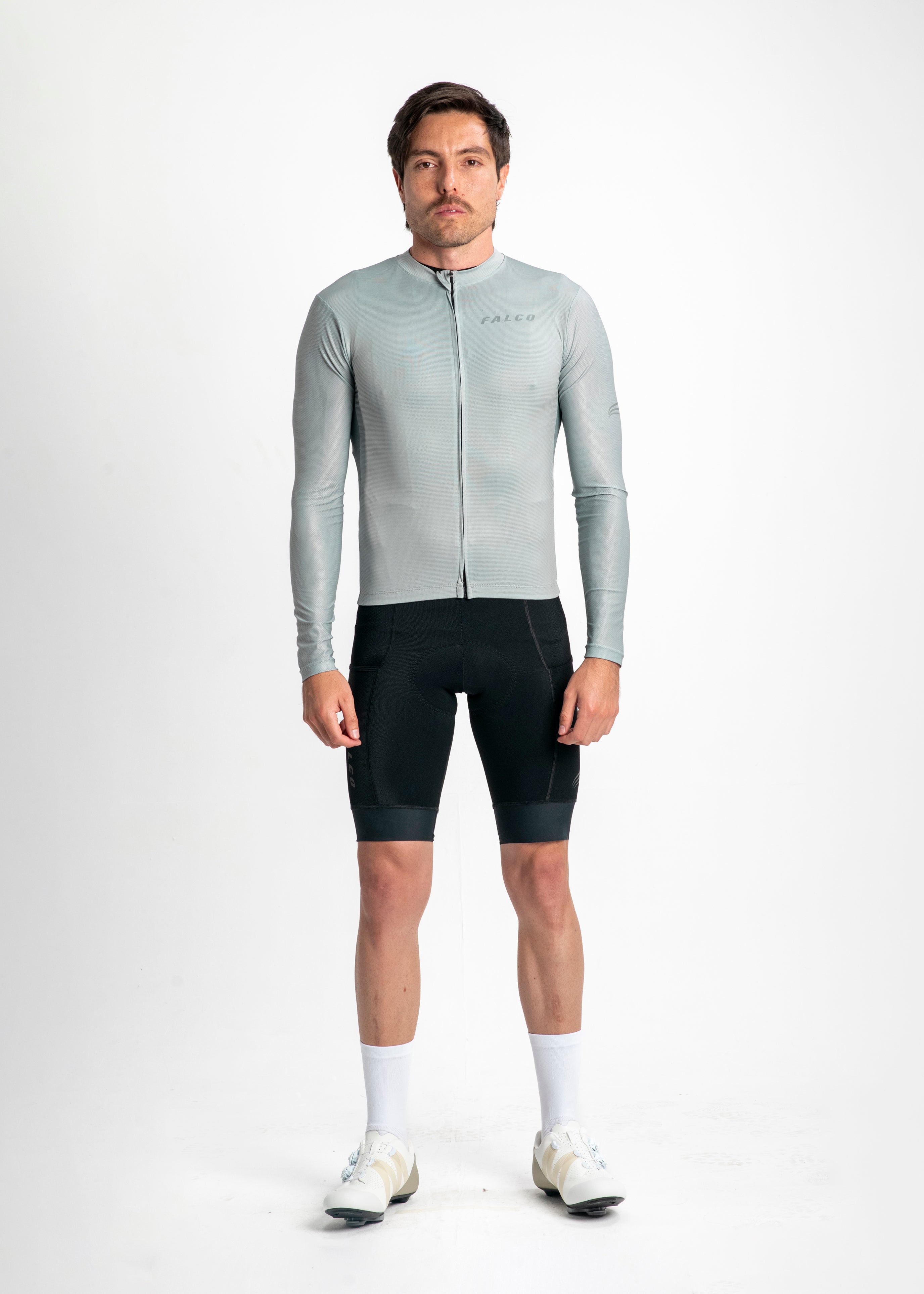 JERSEY MANGA LARGA VERDE SALVIA