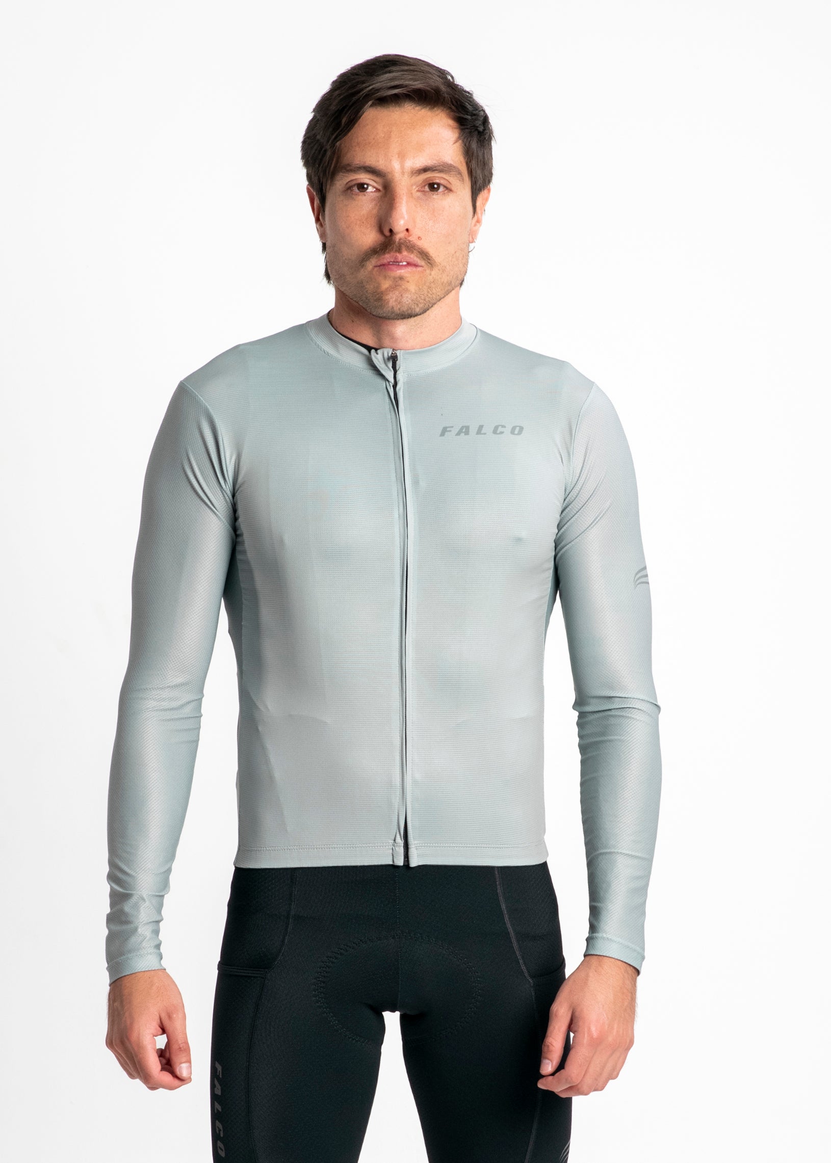 JERSEY MANGA LARGA VERDE SALVIA