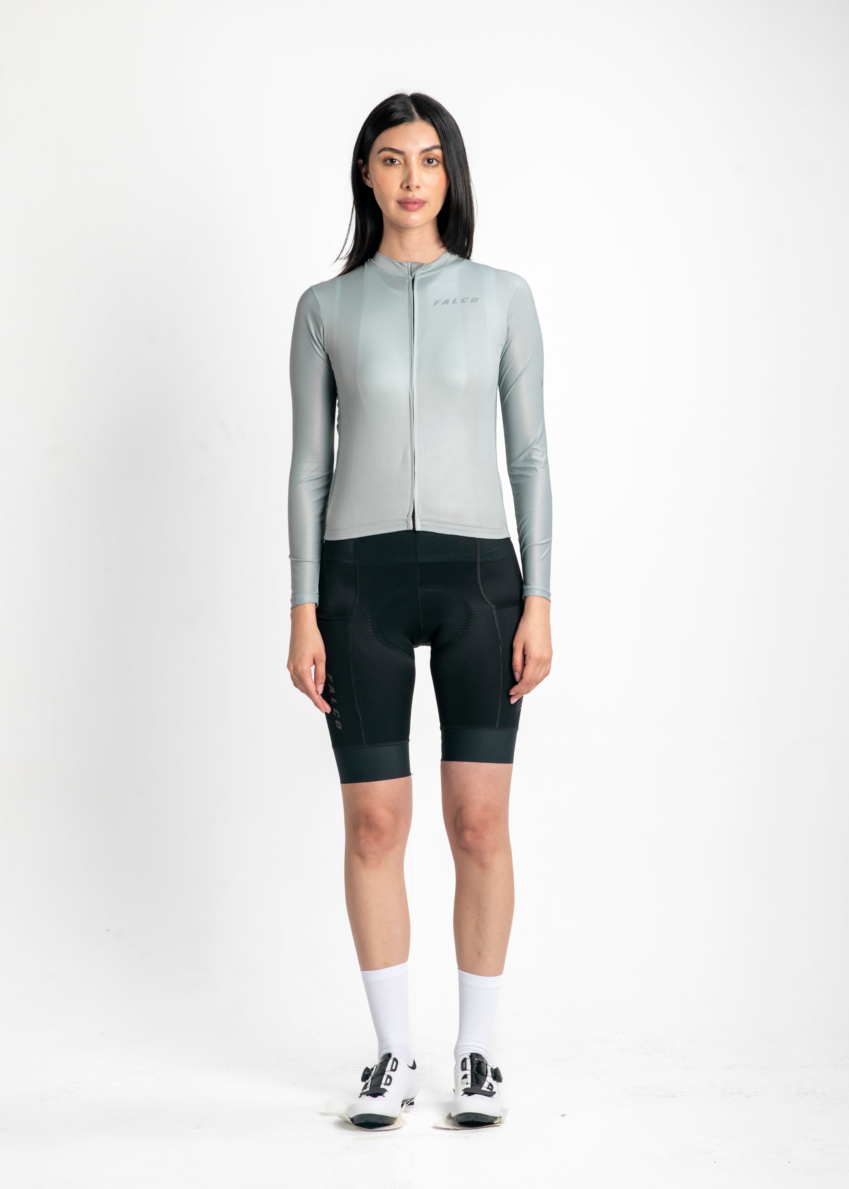 JERSEY MANGA LARGA VERDE SALVIA