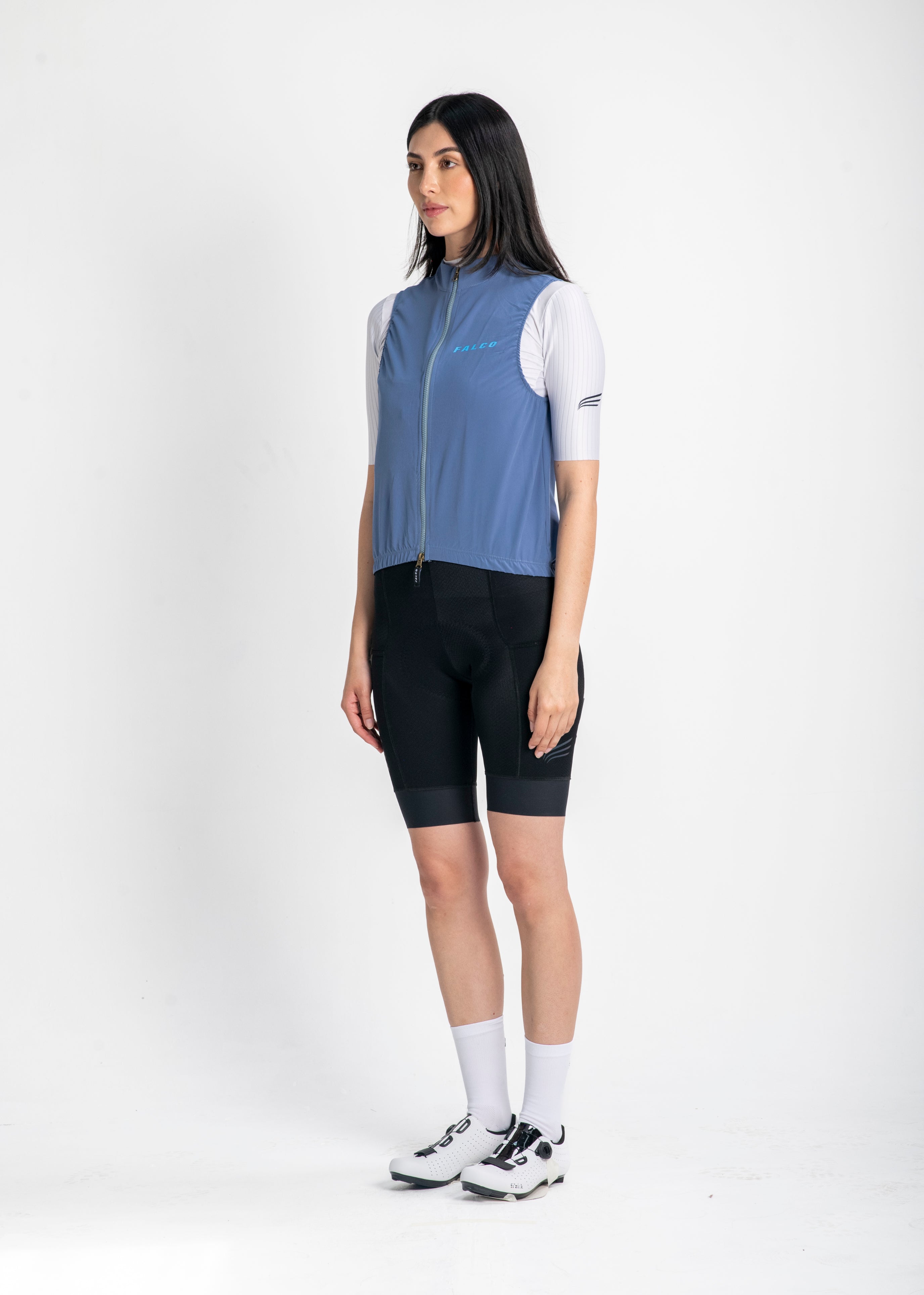 CHALECO IMPERMEABLE AZUL CELESTE