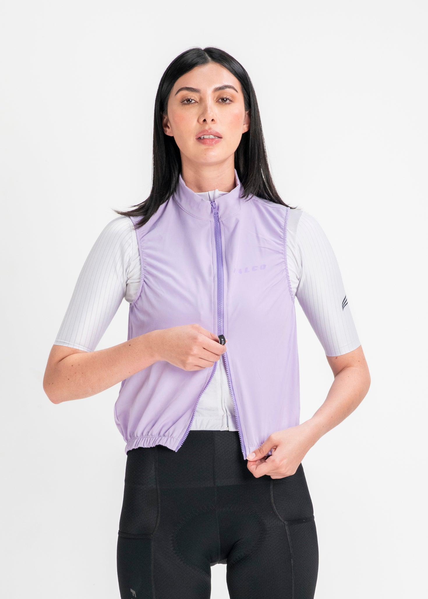 CHALECO IMPERMEABLE LILA