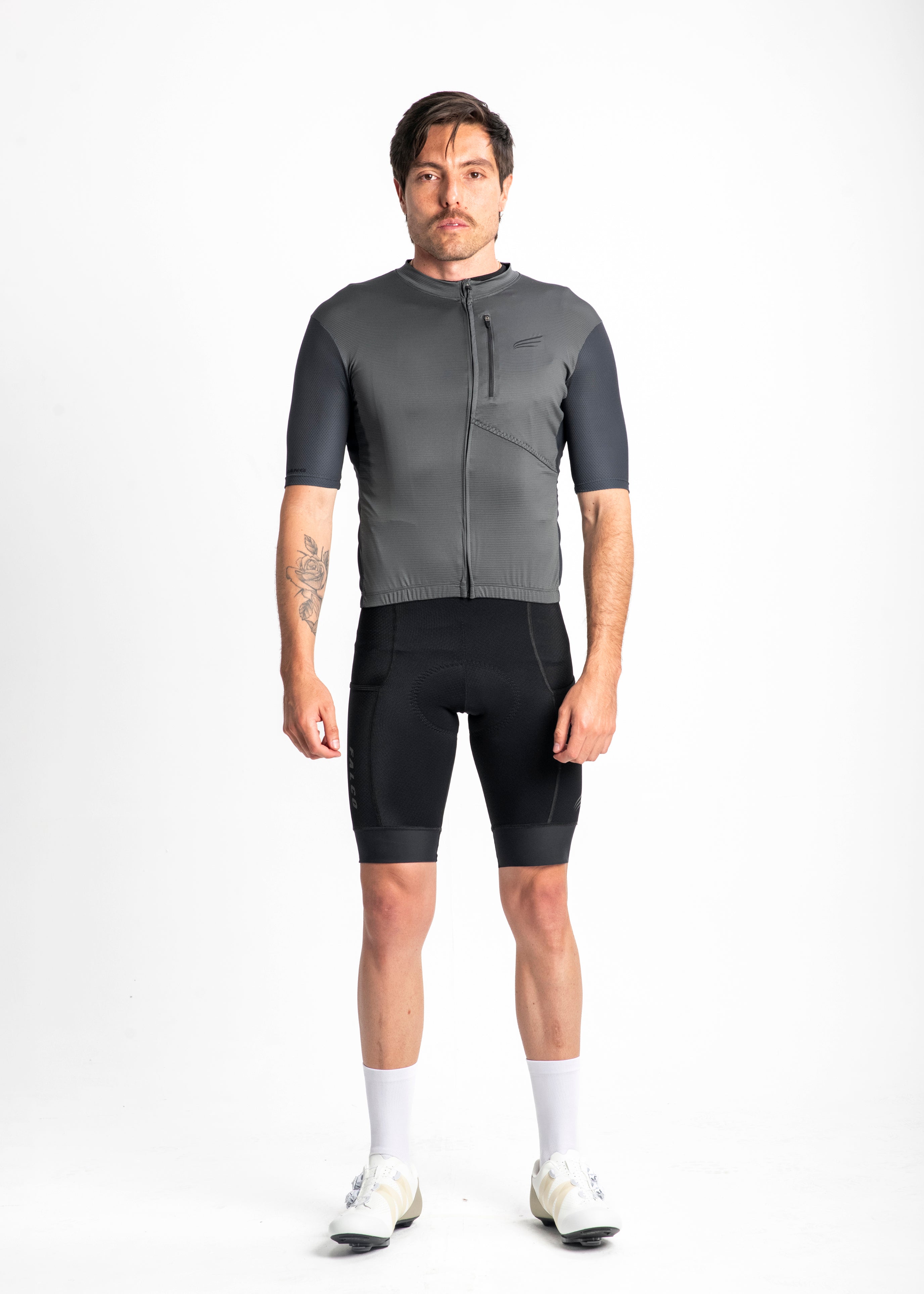 JERSEY MANGA CORTA GRAVEL GRIS