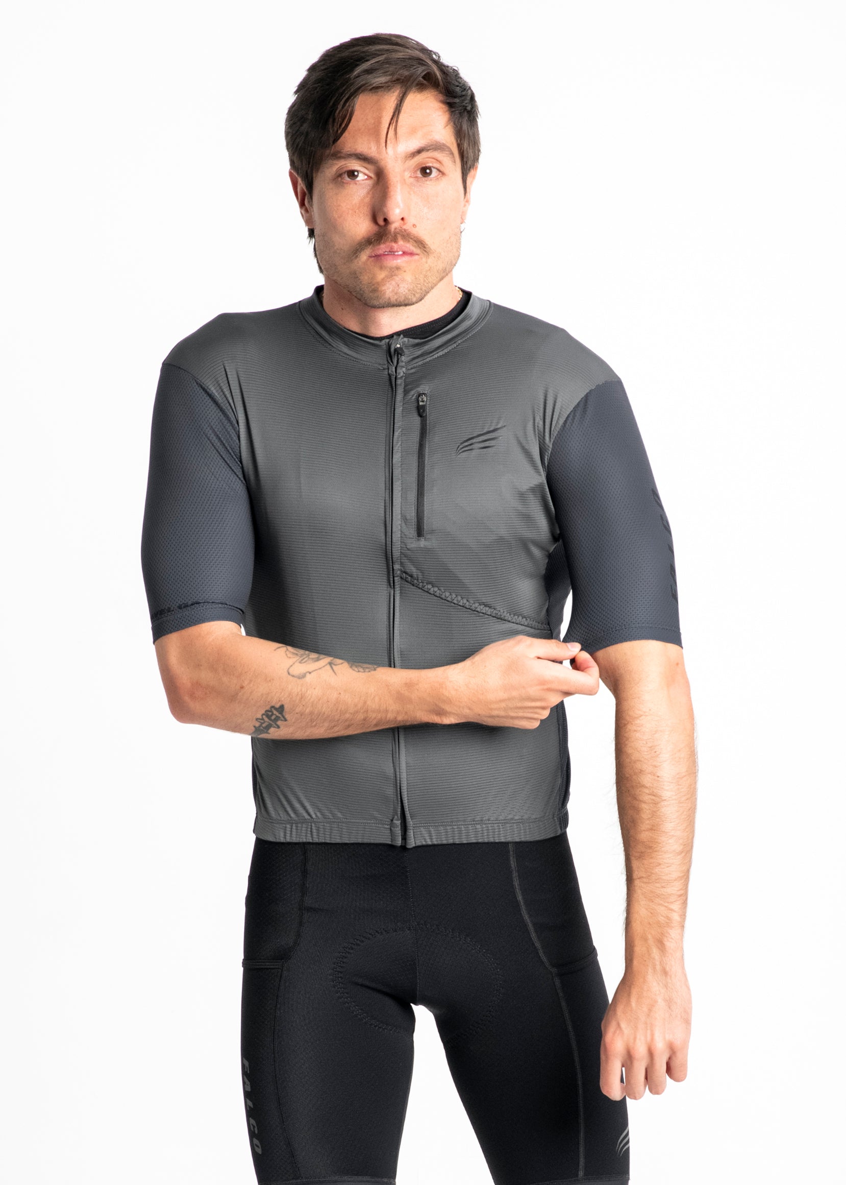 JERSEY MANGA CORTA GRAVEL GRIS