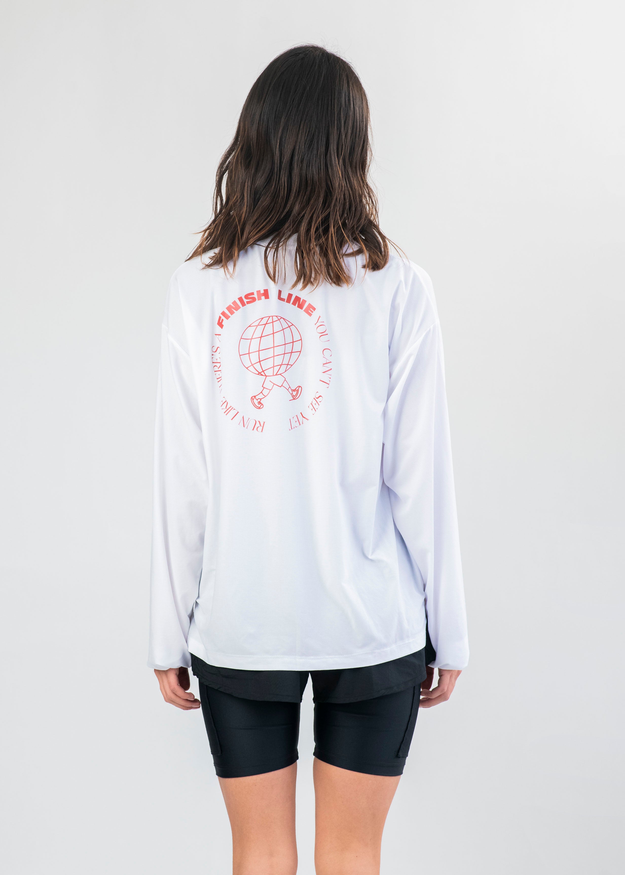 Camiseta manga finish line