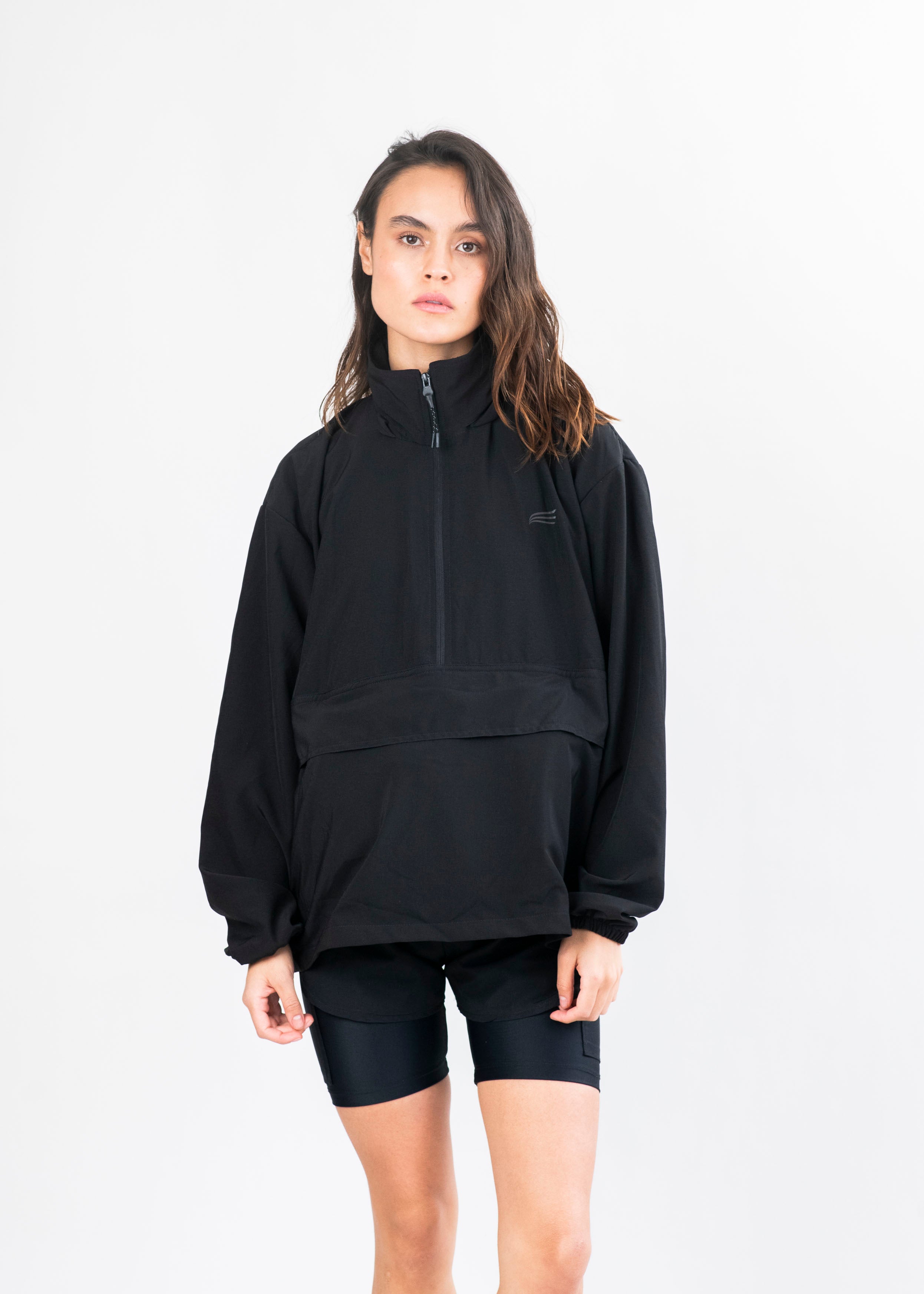Chaqueta kanguro negra women