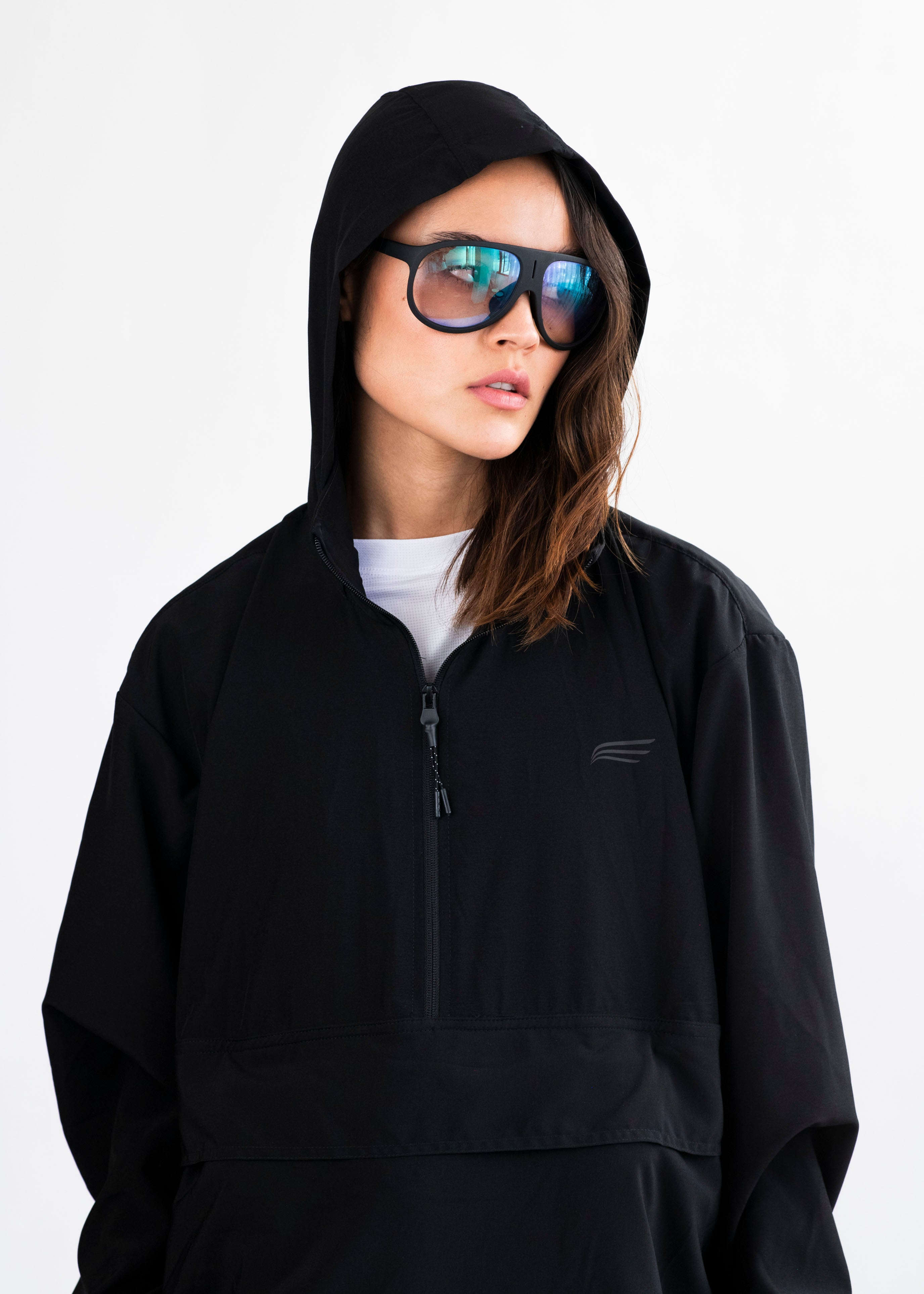 Chaqueta kanguro negra women
