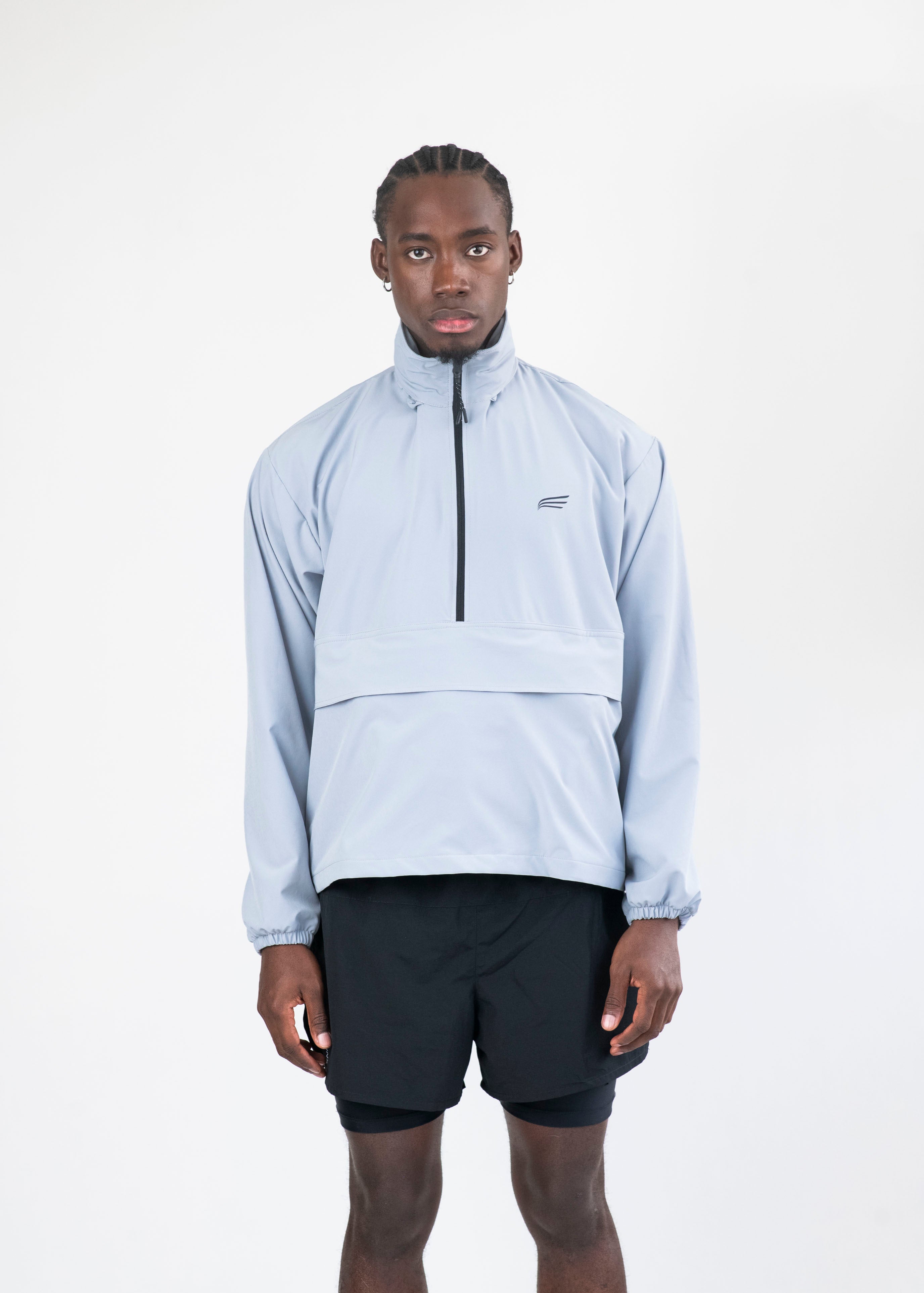 Chaqueta kanguro gris