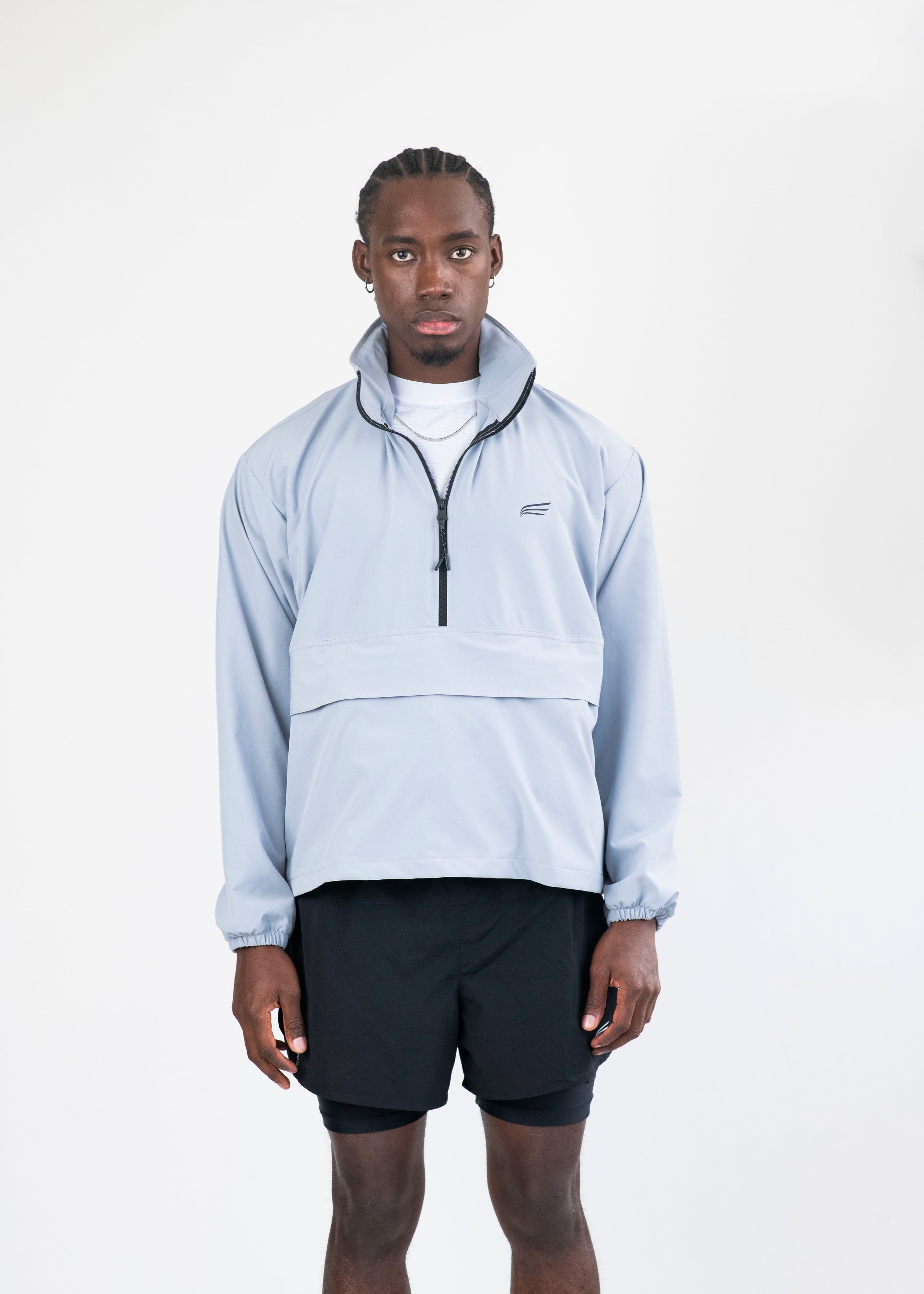Chaqueta kanguro gris