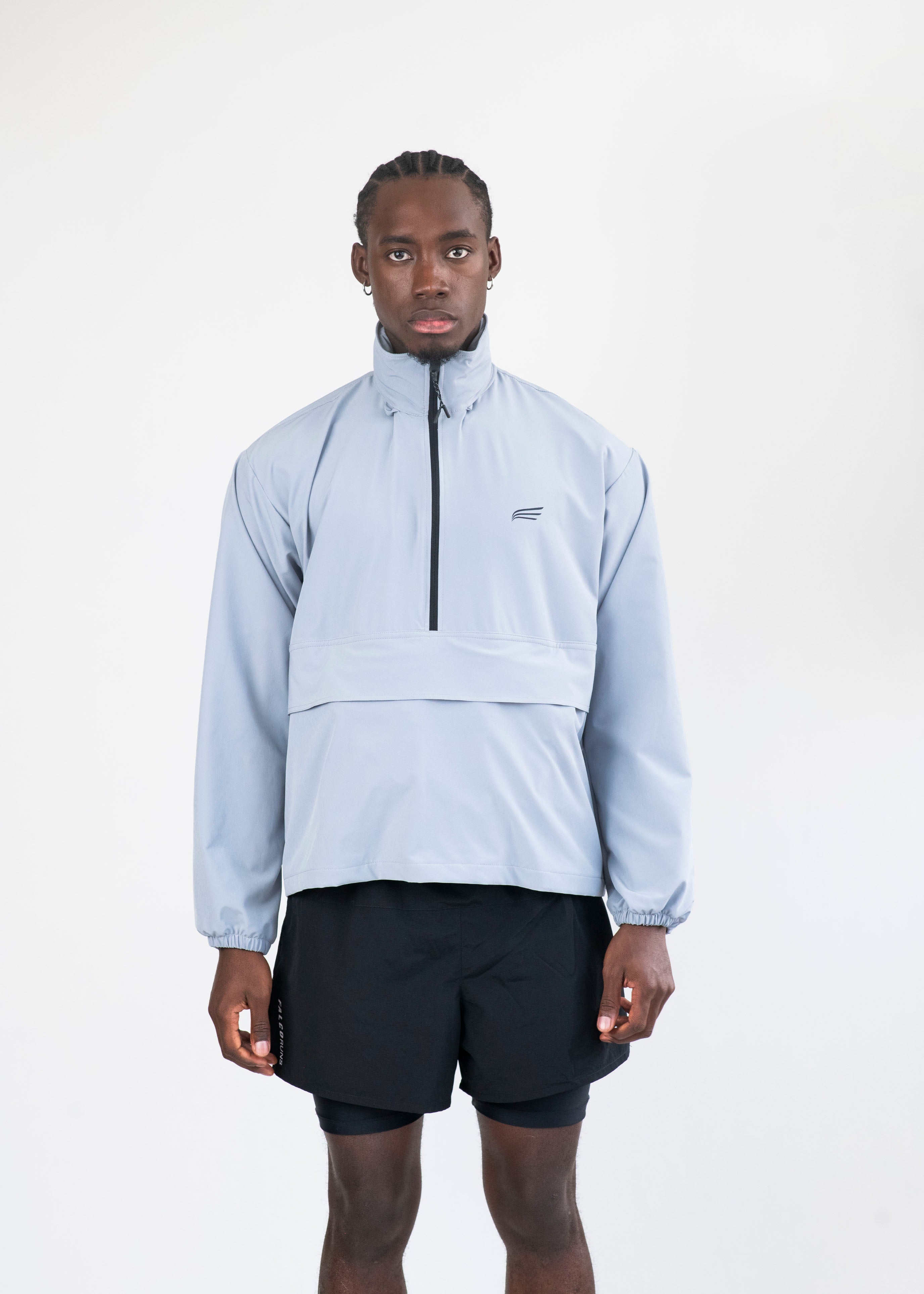 Chaqueta kanguro gris