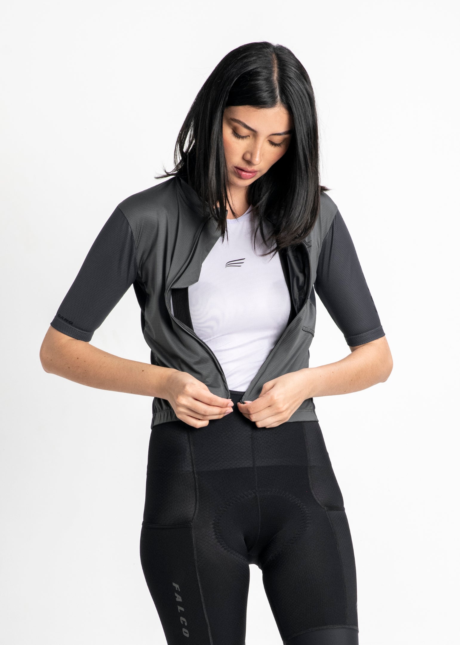 JERSEY MANGA CORTA  GRAVEL GRIS