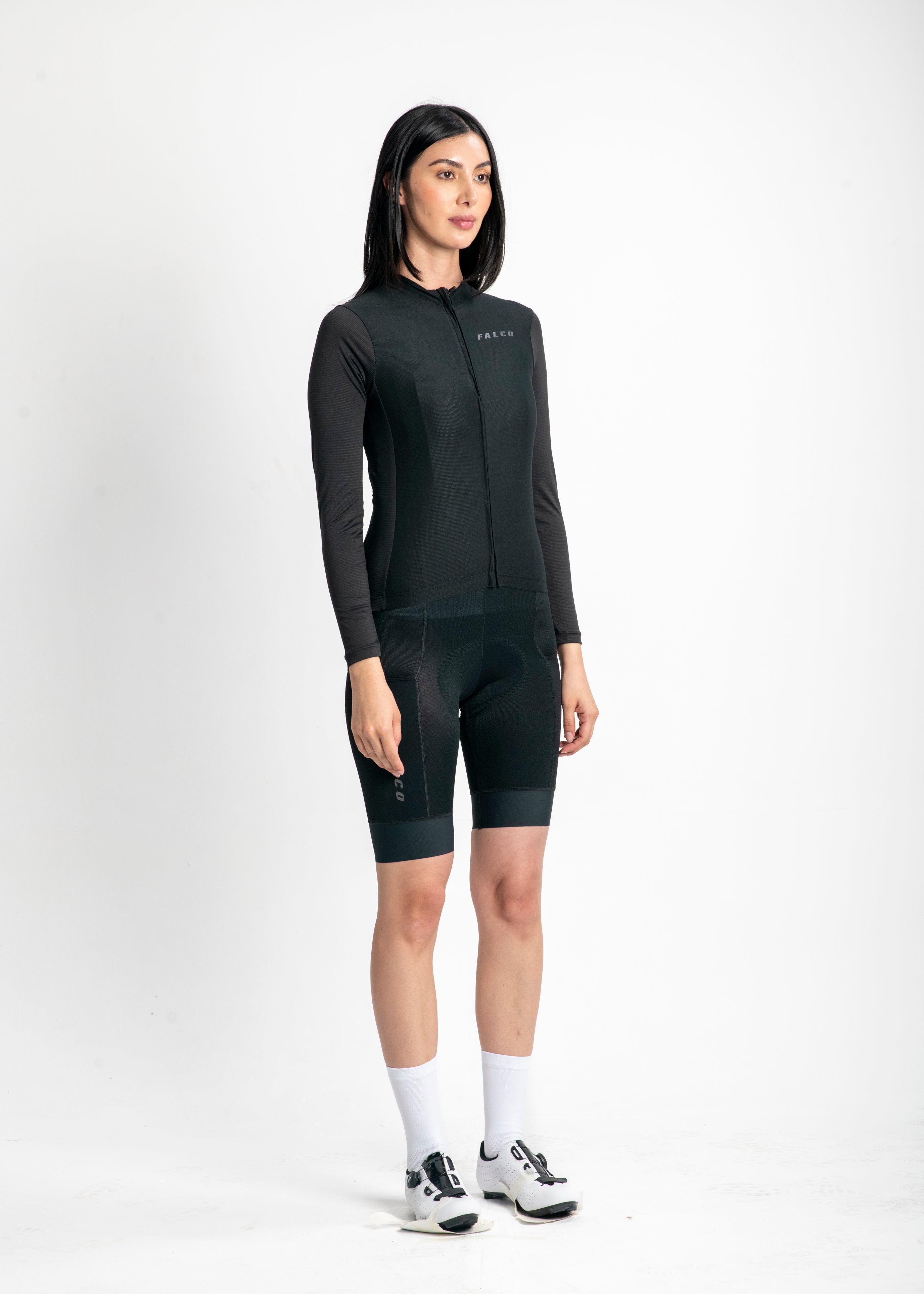 JERSEY MANGA LARGA  NEGRO