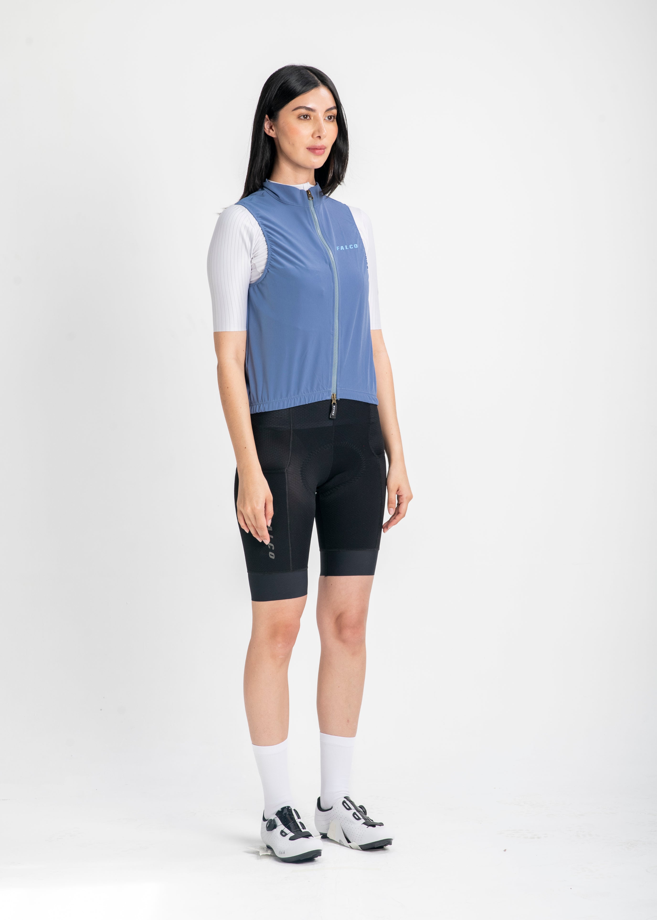 CHALECO IMPERMEABLE AZUL CELESTE